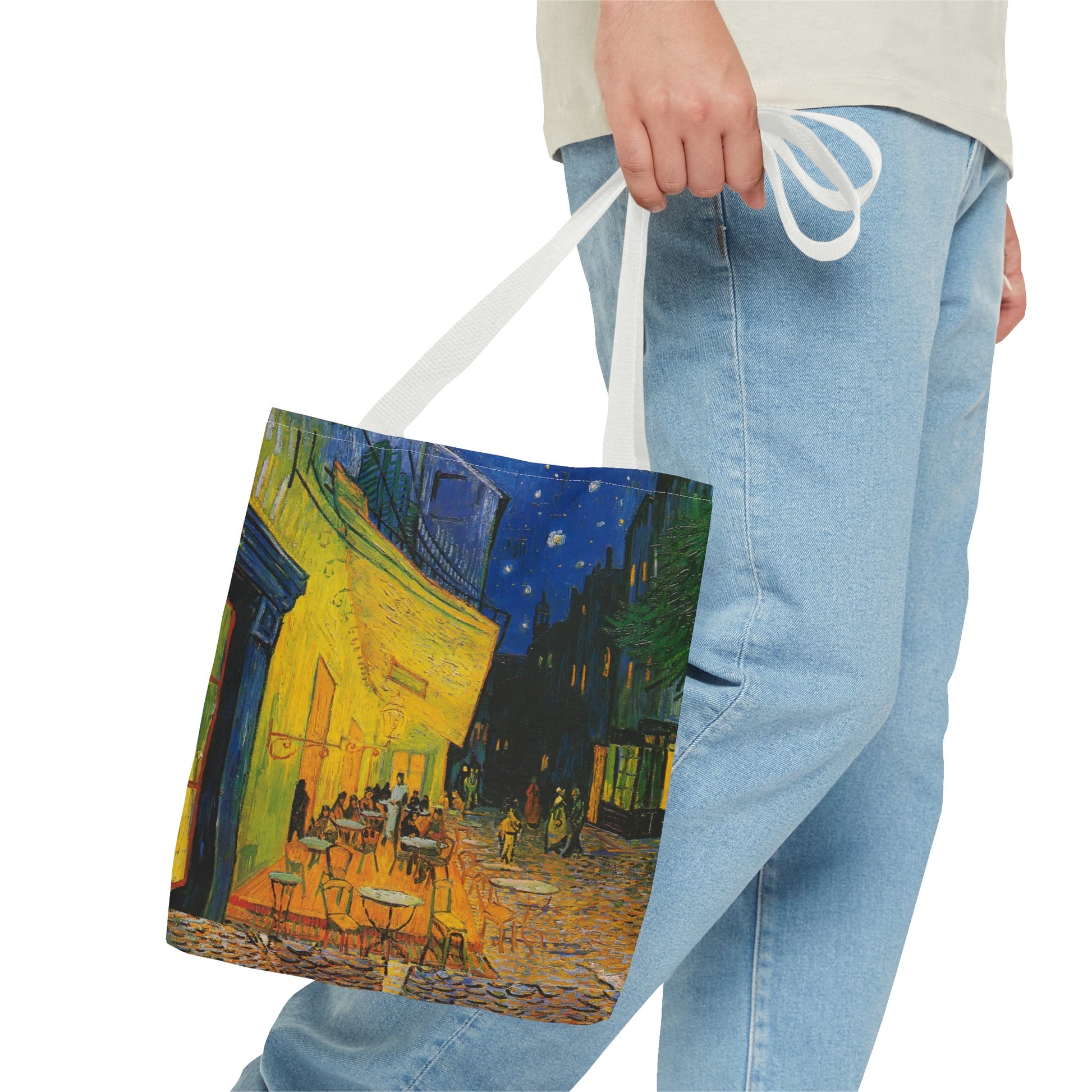 Van Gogh Terrace at Night Tote Bag