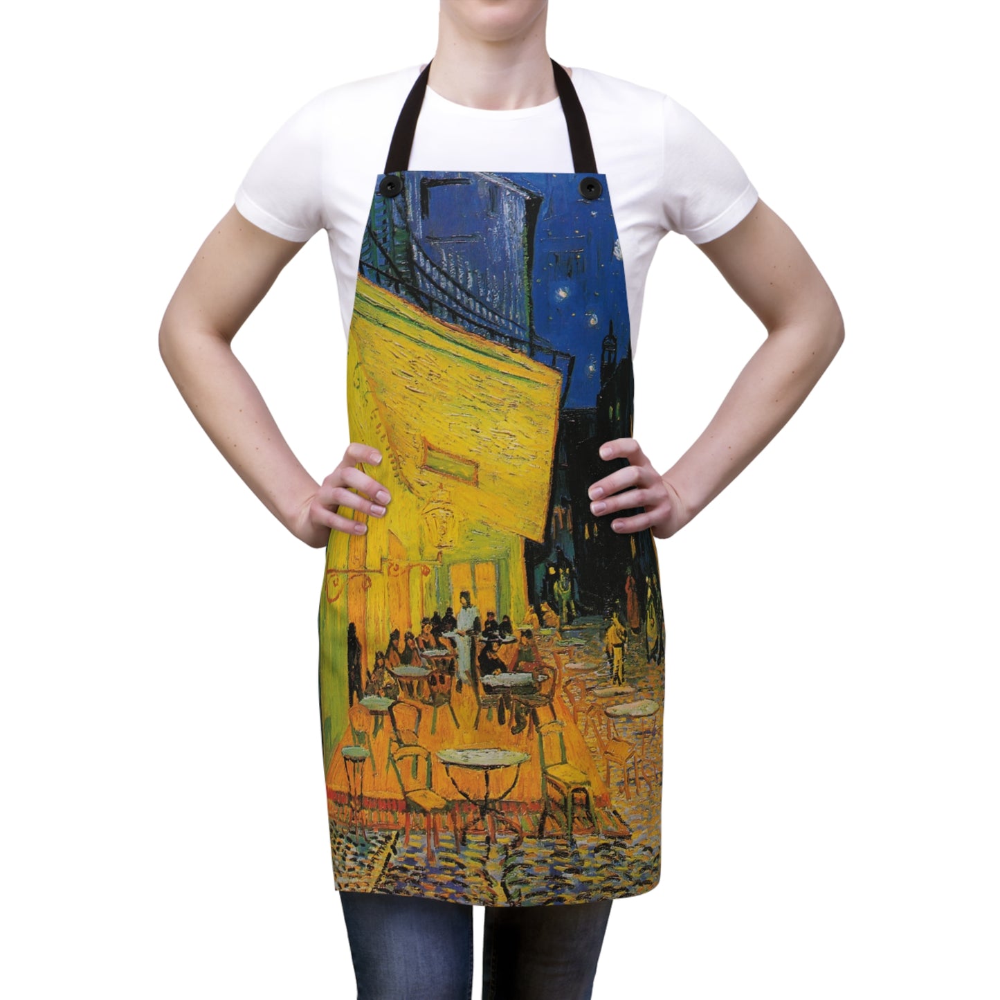 Van Gogh's Terrace at Night Apron