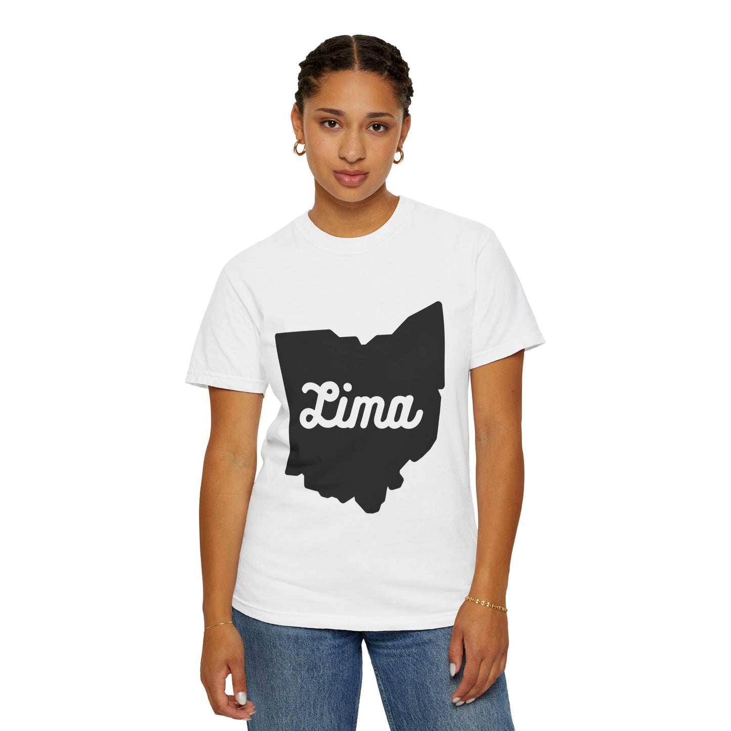 Lima, Ohio White T-shirt
