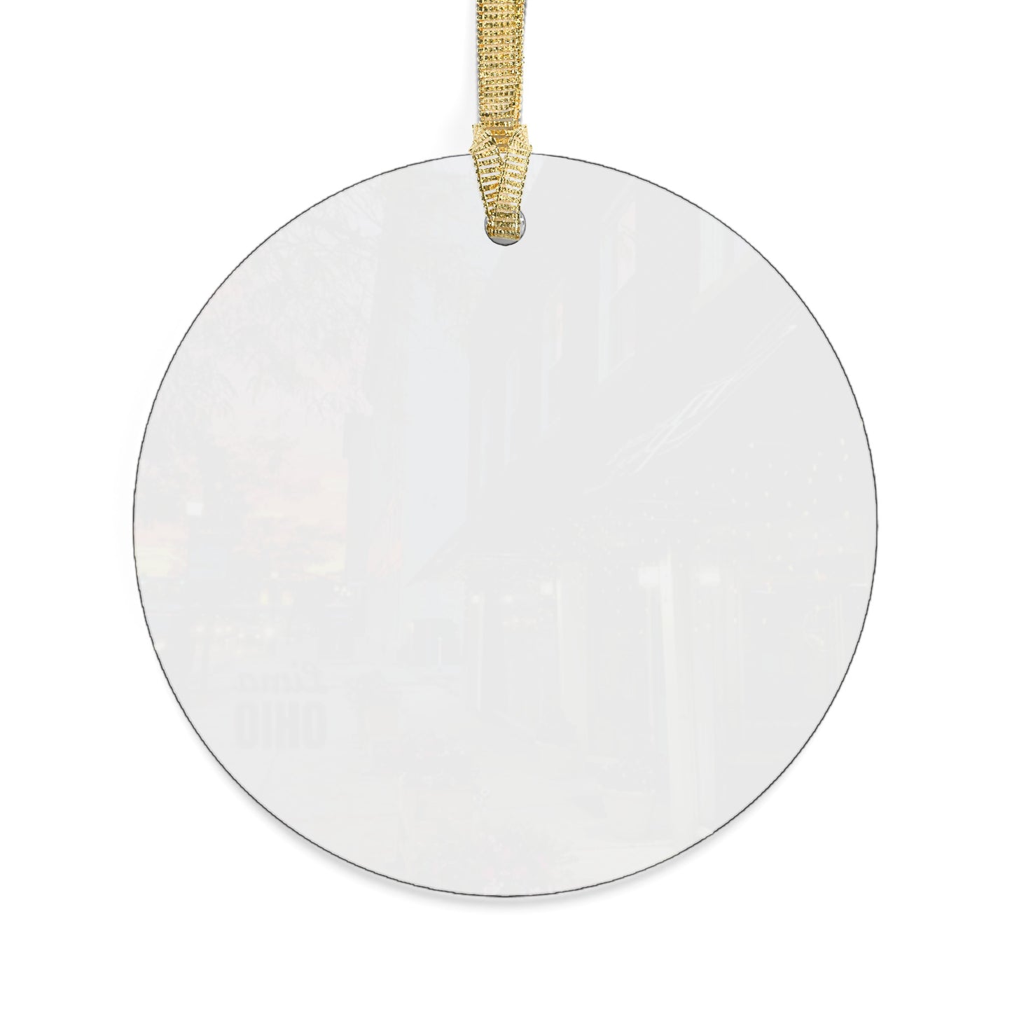 Sunrise in Downtown Lima Ornament | Lima, Ohio Gifts