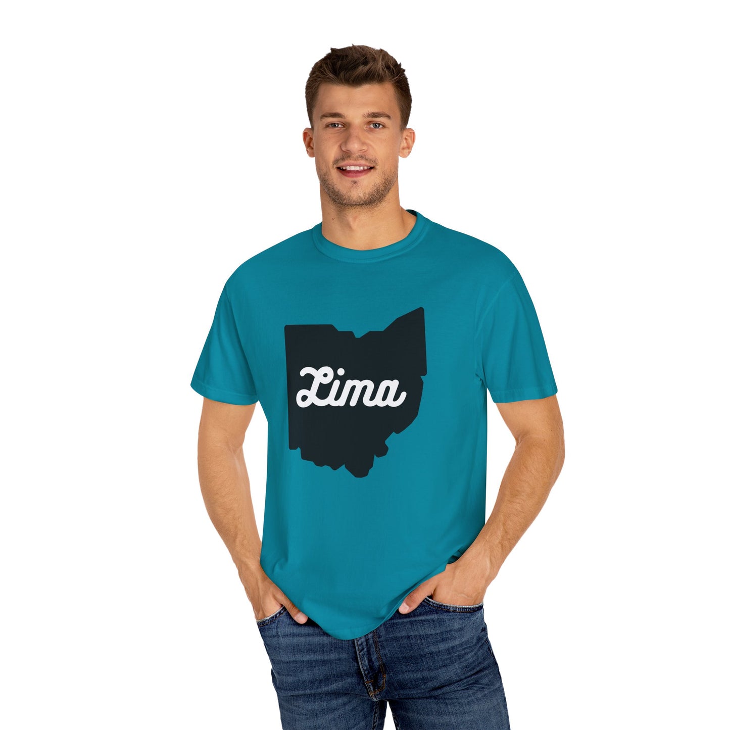 Lima, Ohio Turquoise T-Shirt