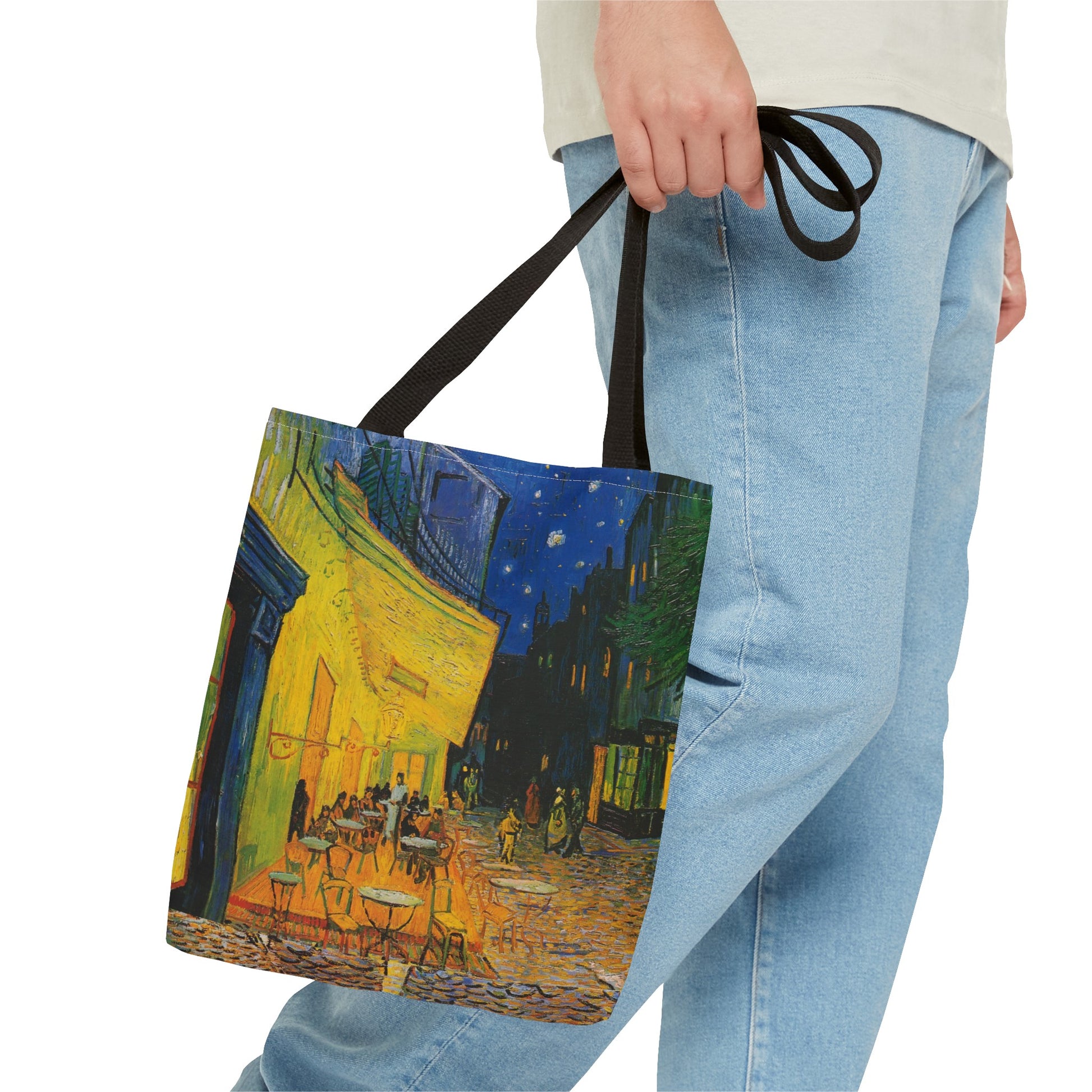 Van Gogh Terrace at Night Tote Bag