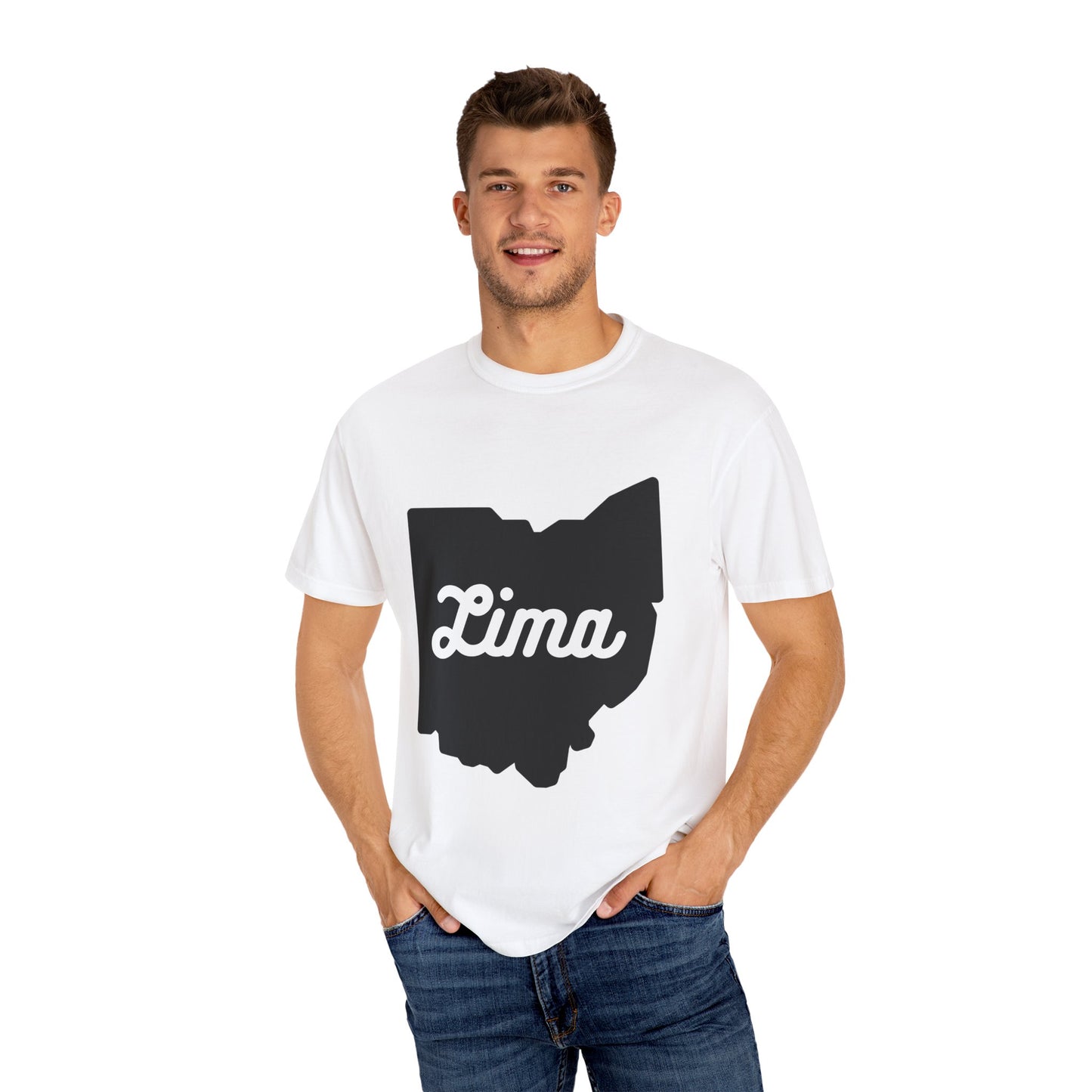 Lima, Ohio White T-shirt