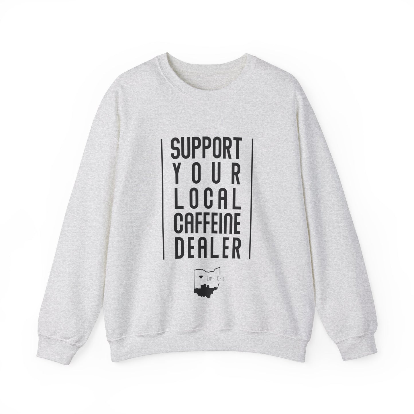 Local Caffeine Dealer Unisex Heavy Blend™ Crewneck Sweatshirt
