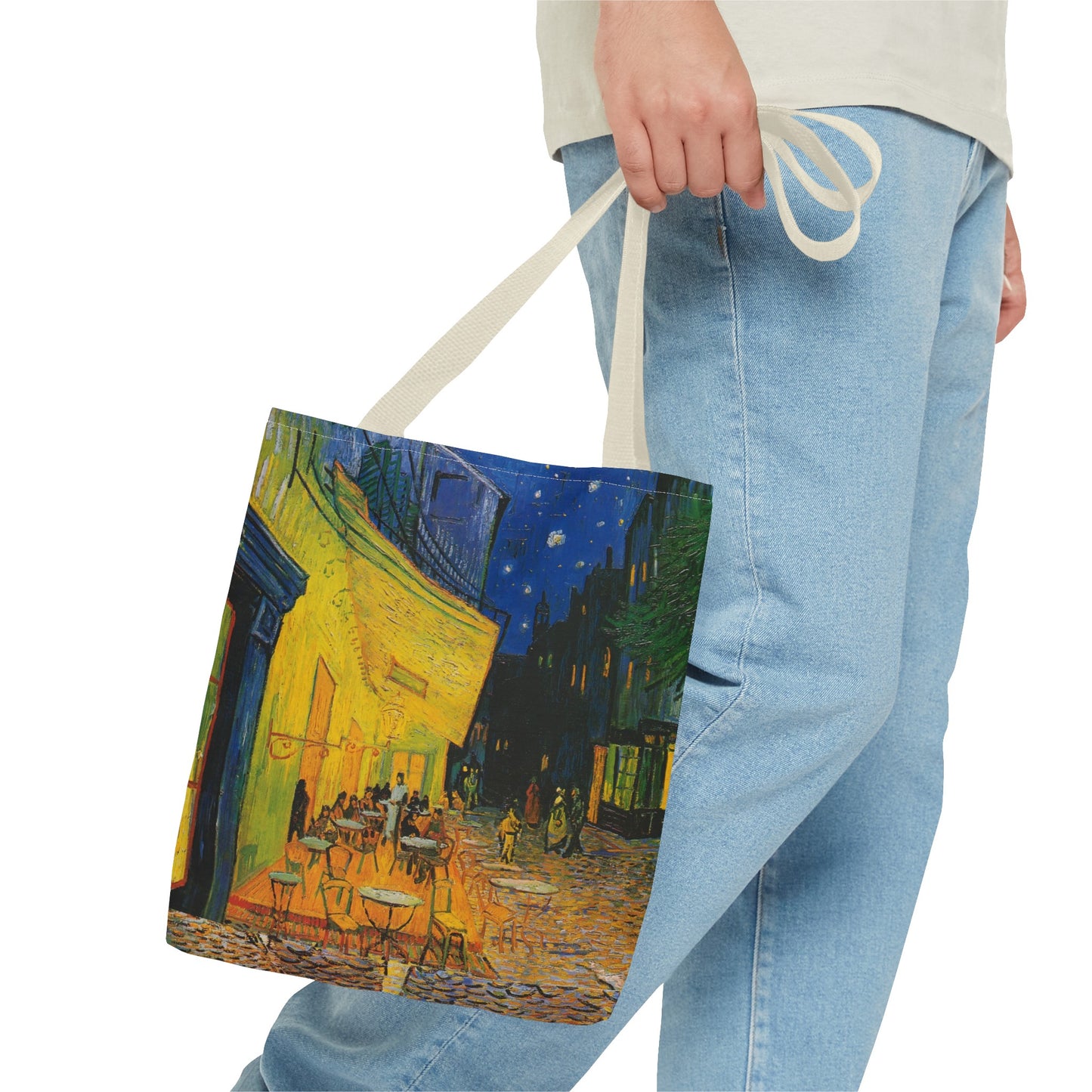 Van Gogh Terrace at Night Tote Bag