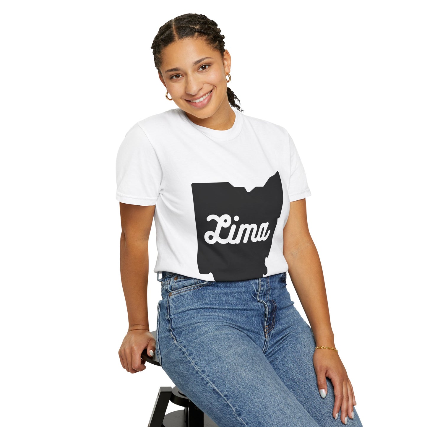 Lima, Ohio White T-shirt