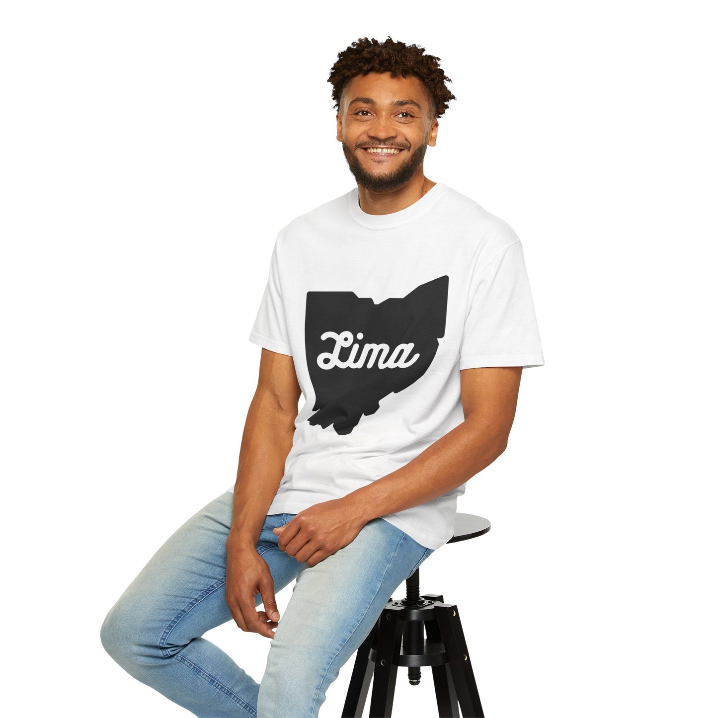 Lima, Ohio White T-shirt