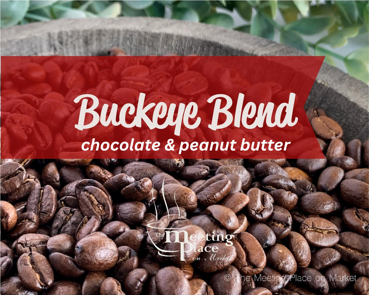 Buckeye Blend | Chocolate & Peanut Butter Flavored Coffee Beans / Ground Coffee