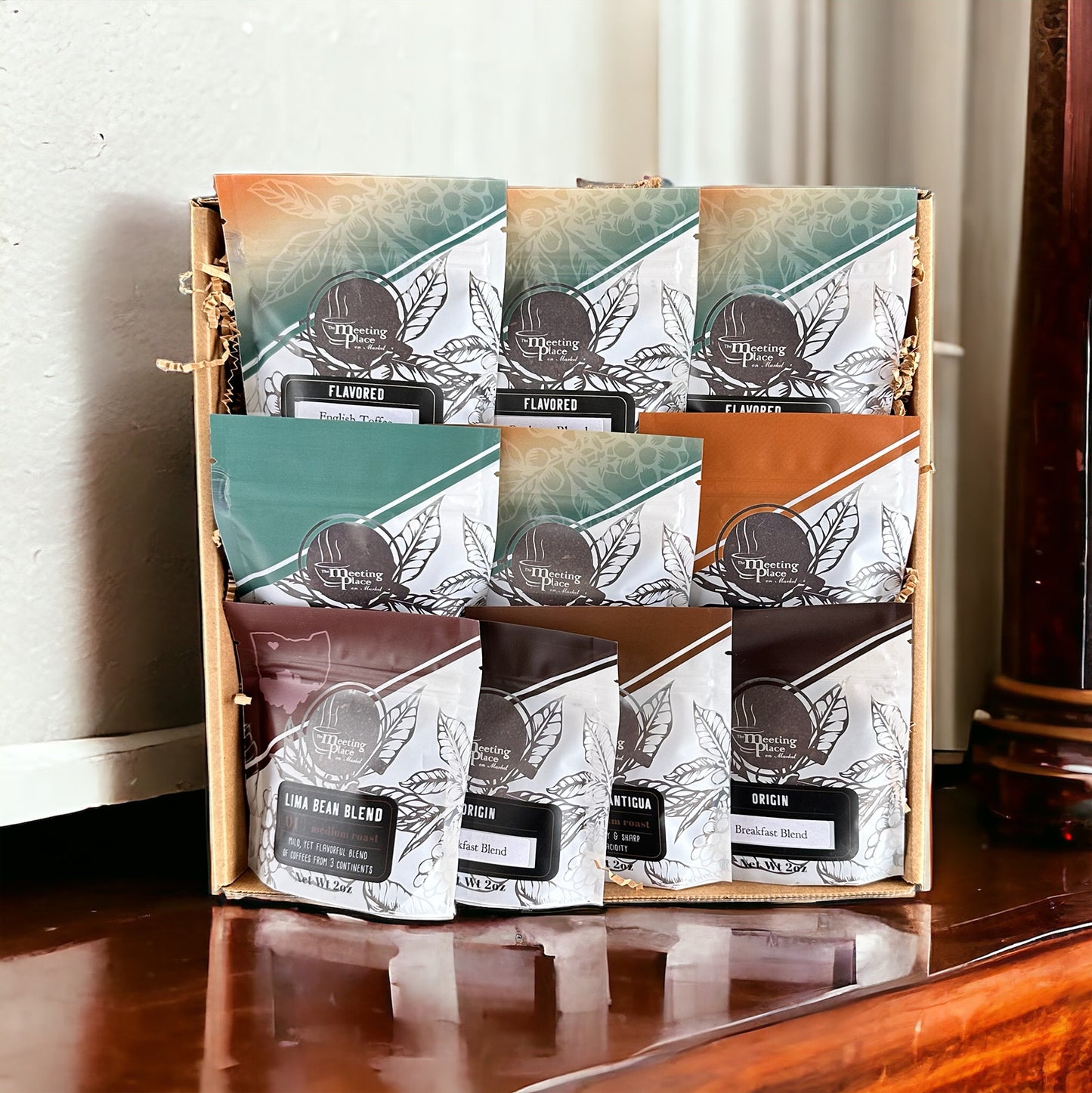 WOW Collection Deluxe Coffee Sampler Gift Box, Set of 10 Coffees