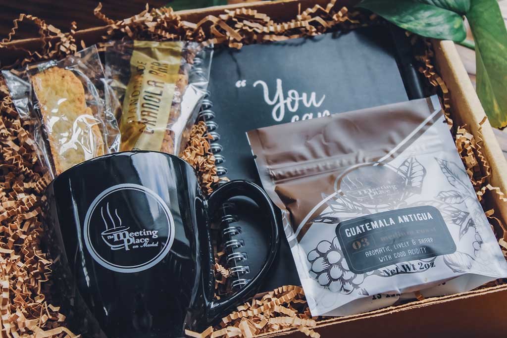Deluxe New Hire Gift Box Corporate Gift Baskets - The Meeting Place on Market