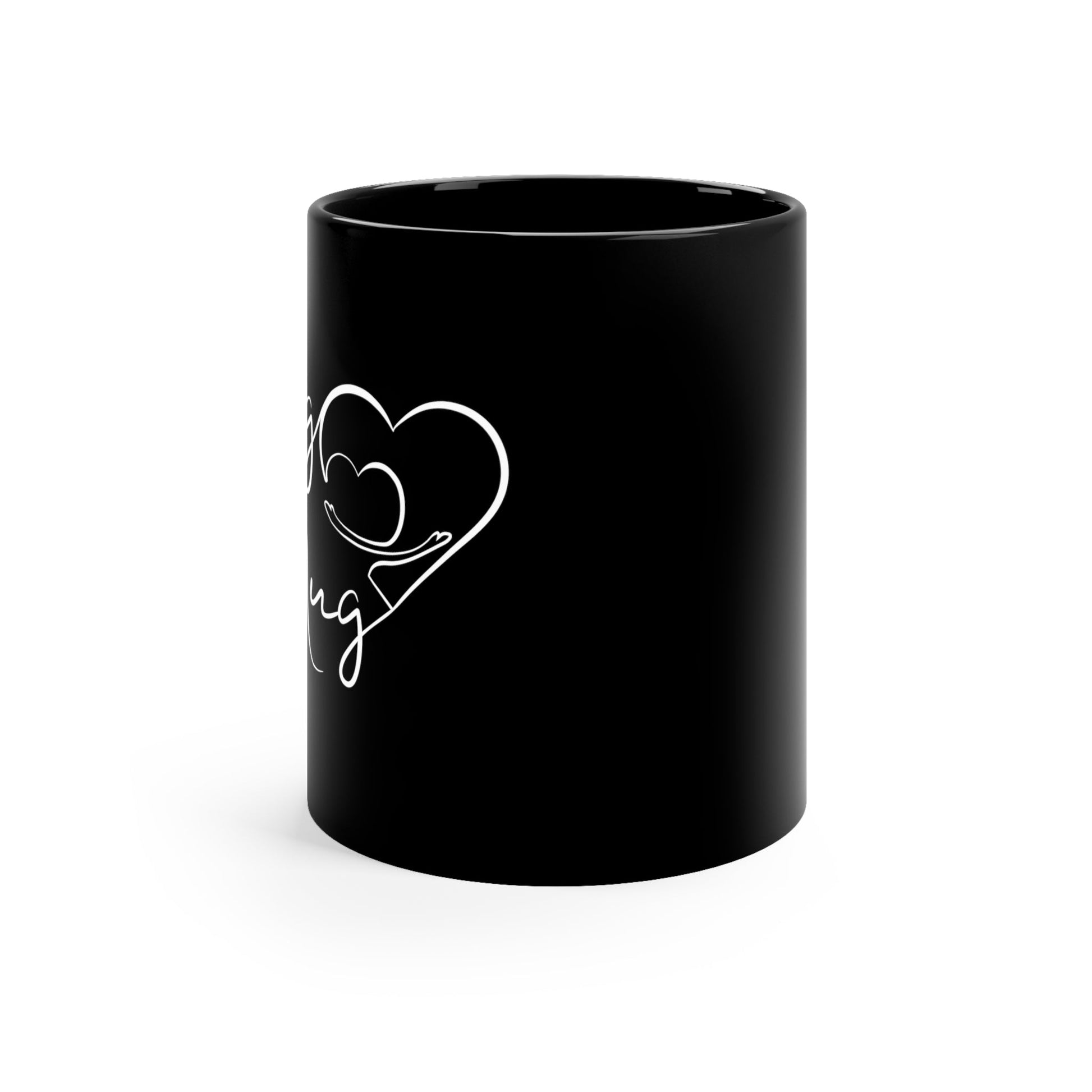 11oz Black Hug in a Mug Mug - The Meeting Place on Market