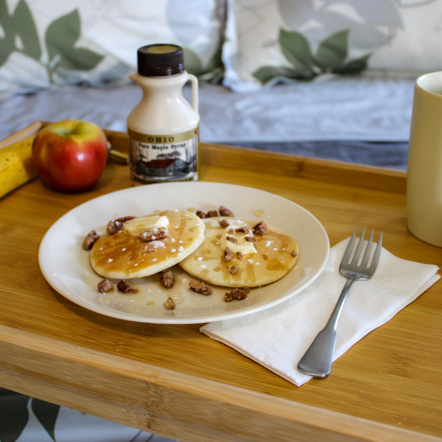 Breakfast in Bed Gift Box with Pancakes, Maple Syrup, and Coffee Baked Goods Gift Boxes - The Meeting Place on Market