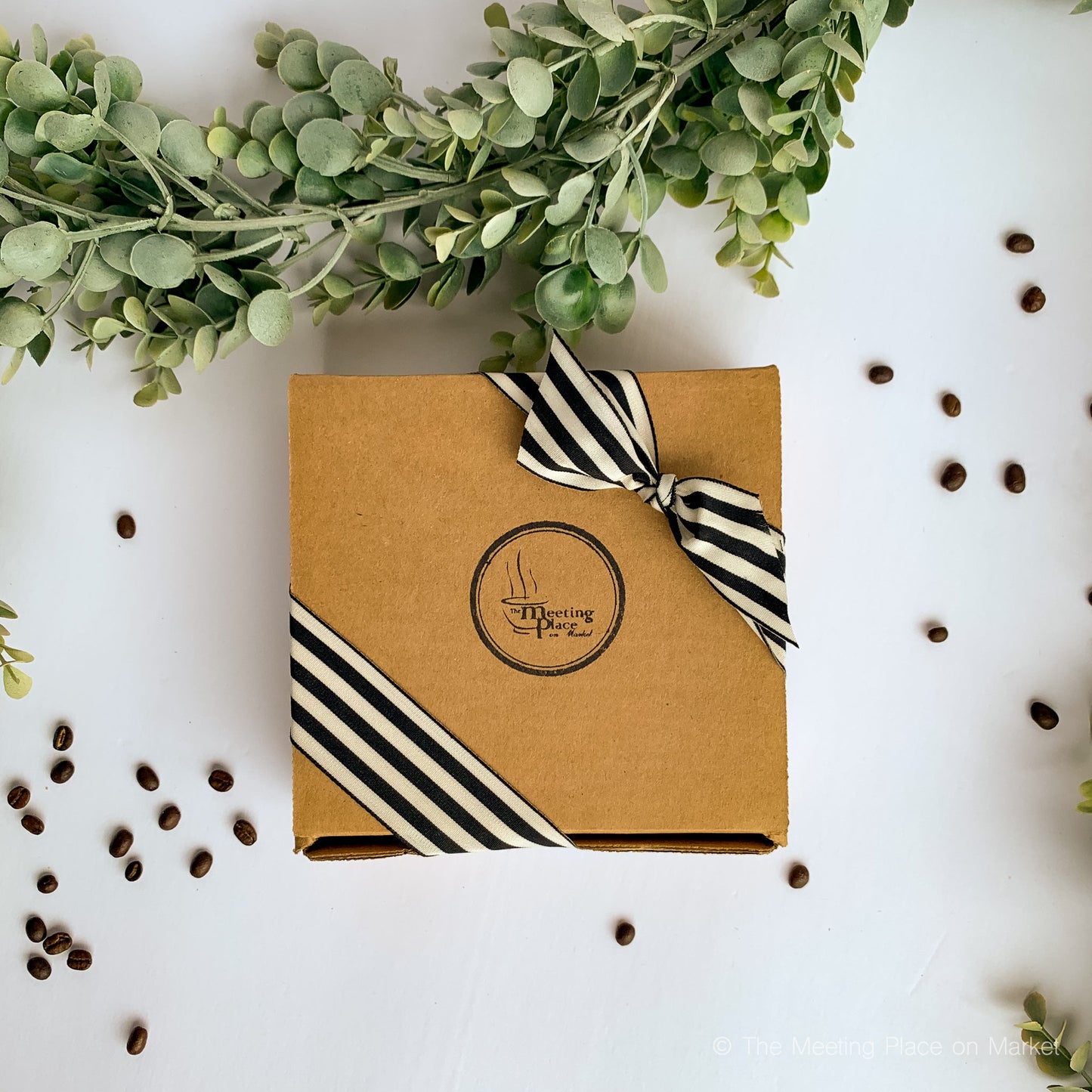 Coffee, Hot Chocolate and Tea Gift Box Thank You Gift Basket - The Meeting Place on Market