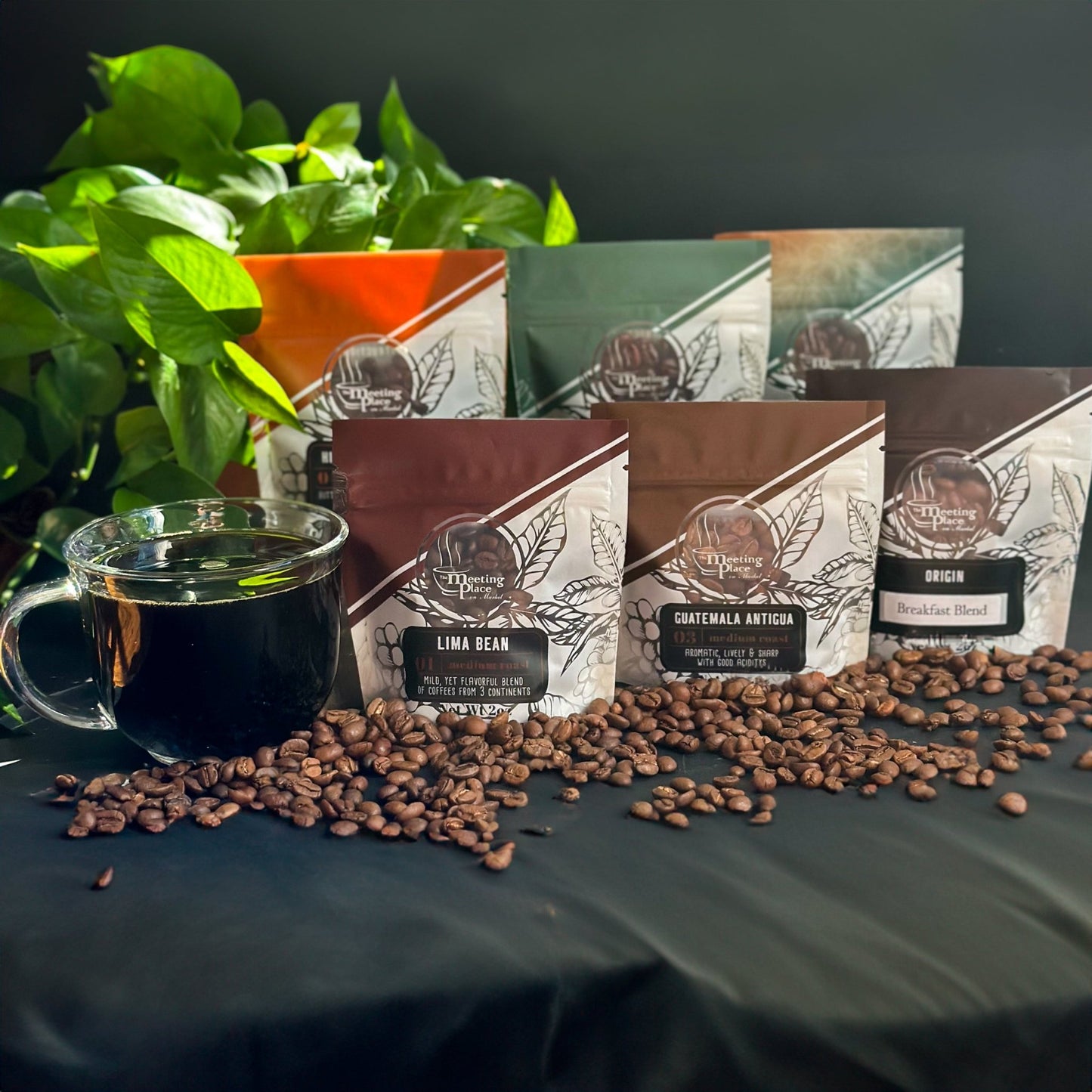 Coffee Lover Set of 6 Gourmet Coffees Sampler Gifts - The Meeting Place on Market