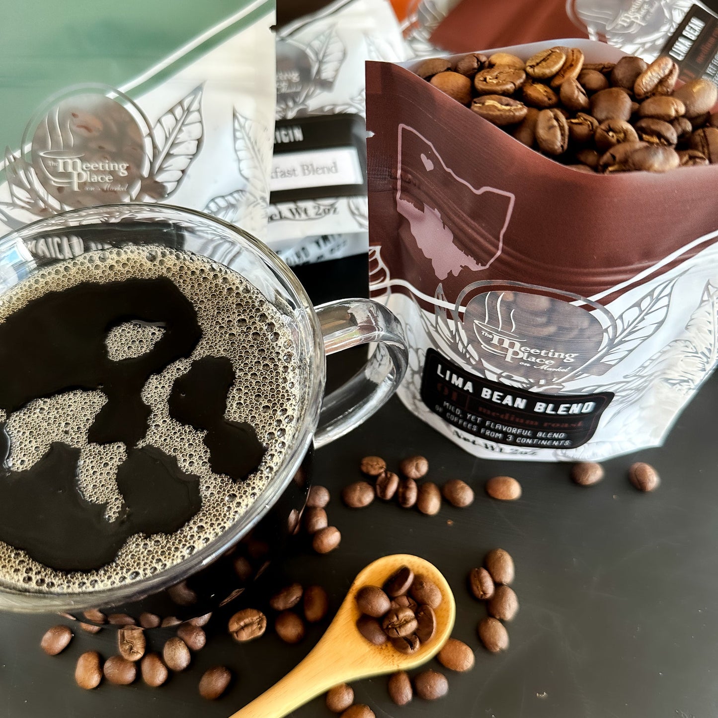 Flavored or Origin Starter Coffee Sampler | Set of 3 Coffees Birthday Gift Basket - The Meeting Place on Market