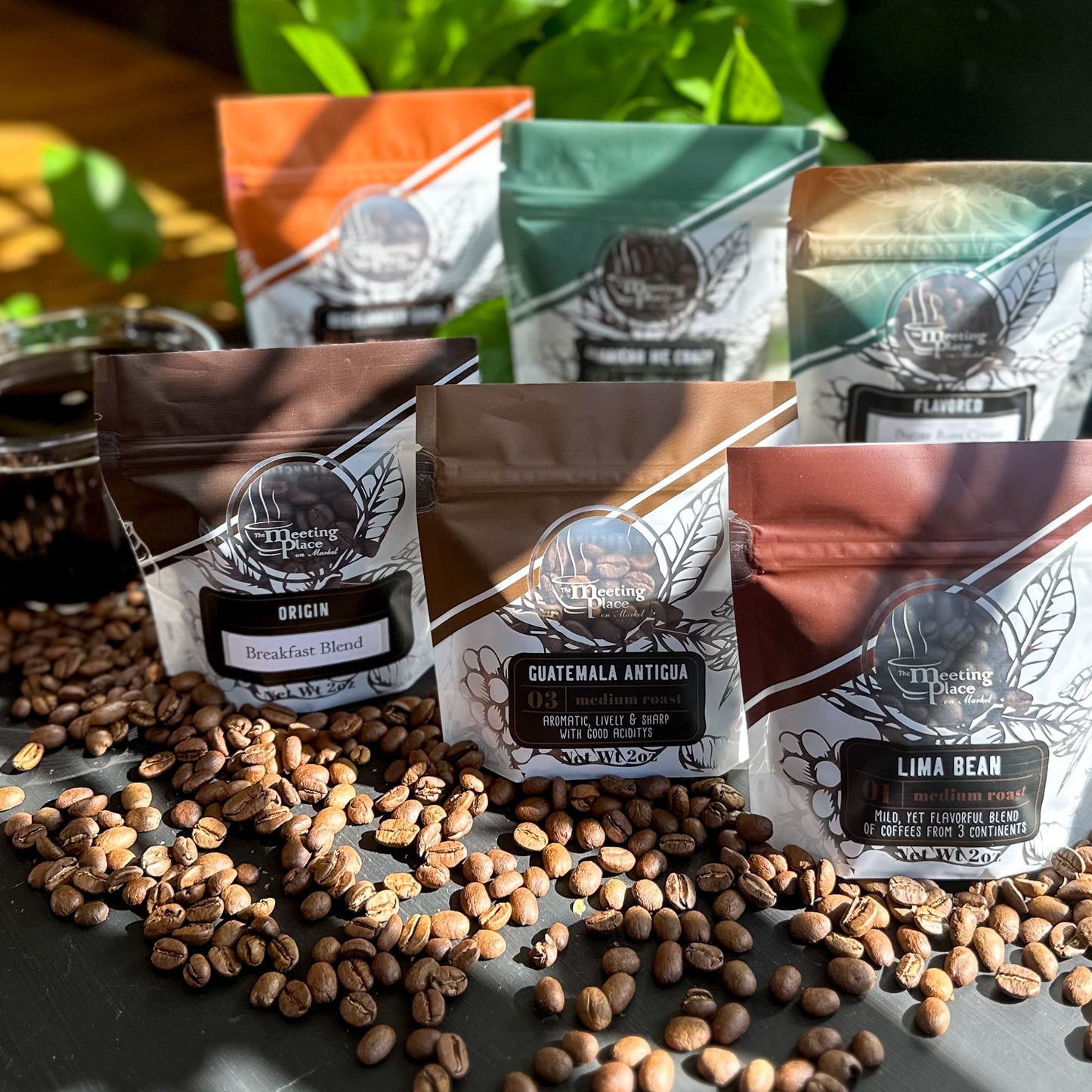 Gourmet Coffee Around the World Sampler Gift Box Corporate Gift Baskets - The Meeting Place on Market