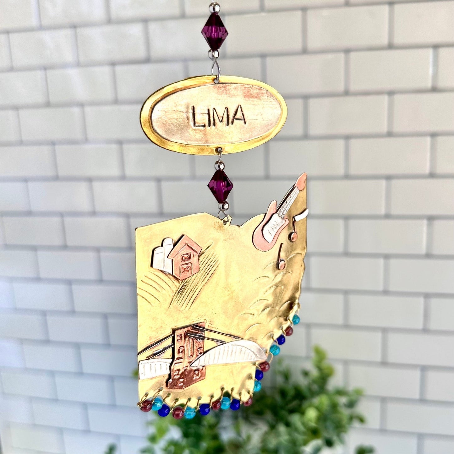 Handmade Lima, Ohio Ornament - The Meeting Place on Market