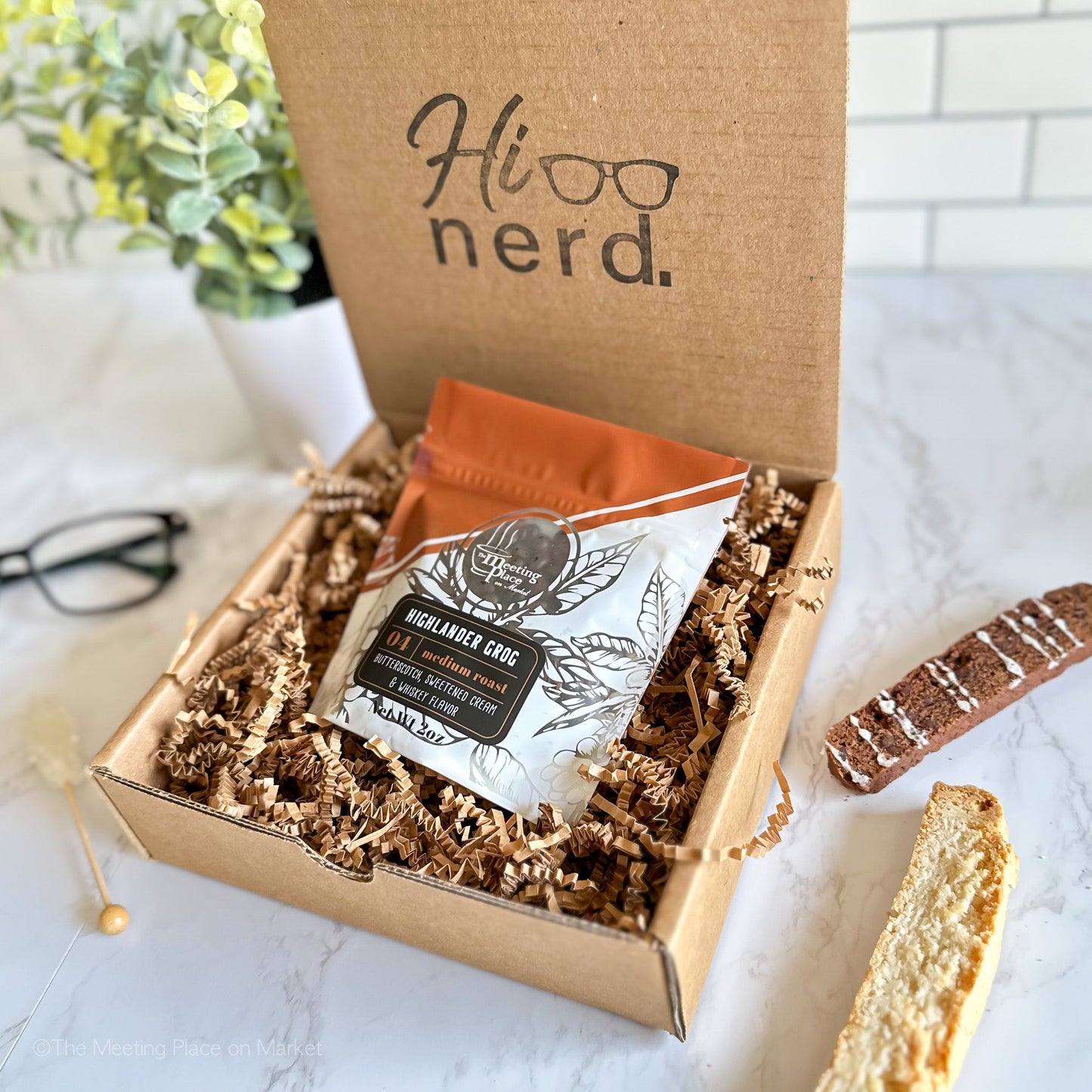 Hello Nerd Coffee Gift - Say It With Coffee CoffeeMail Gift Box - The Meeting Place on Market