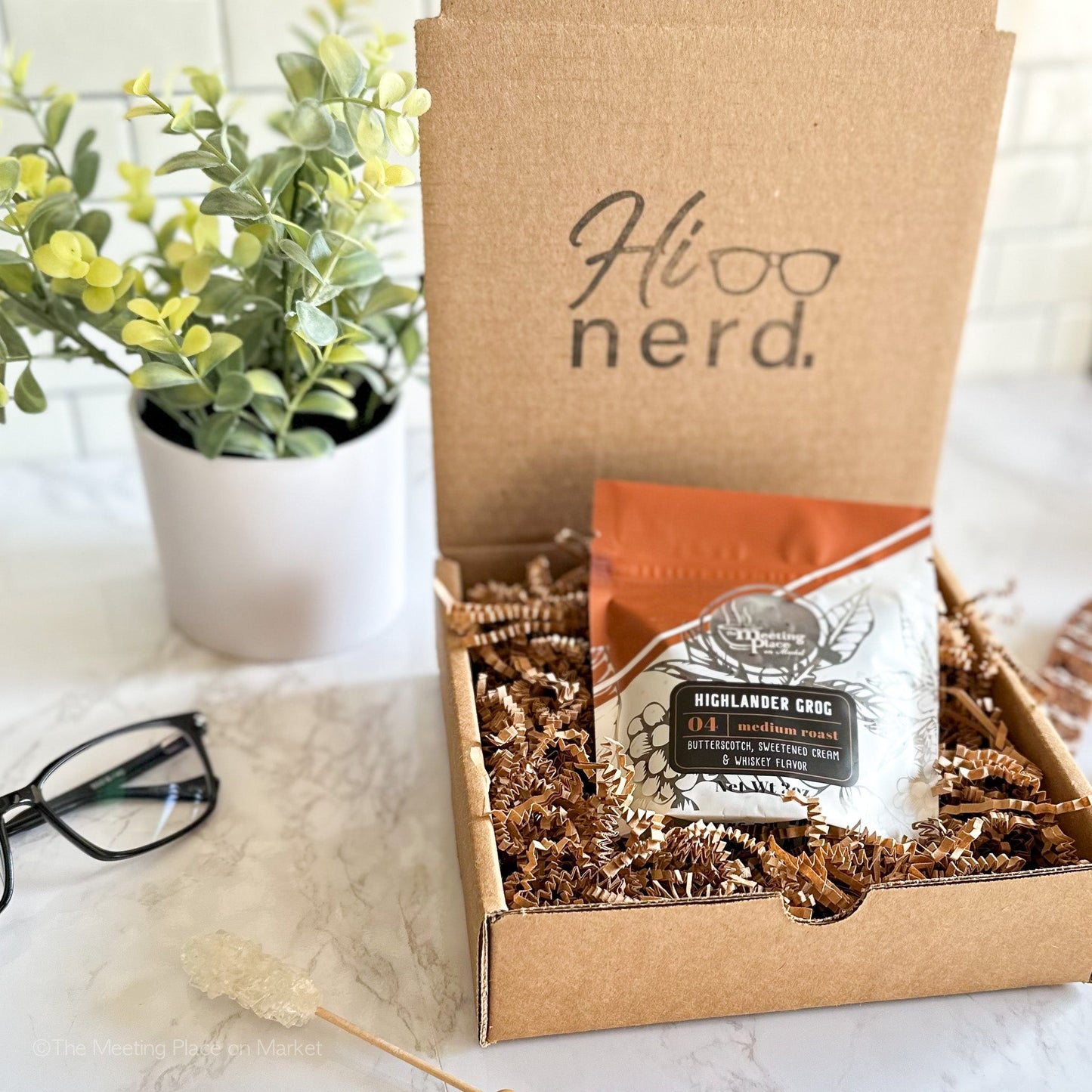 Hello Nerd Coffee Gift - Say It With Coffee CoffeeMail Gift Box - The Meeting Place on Market