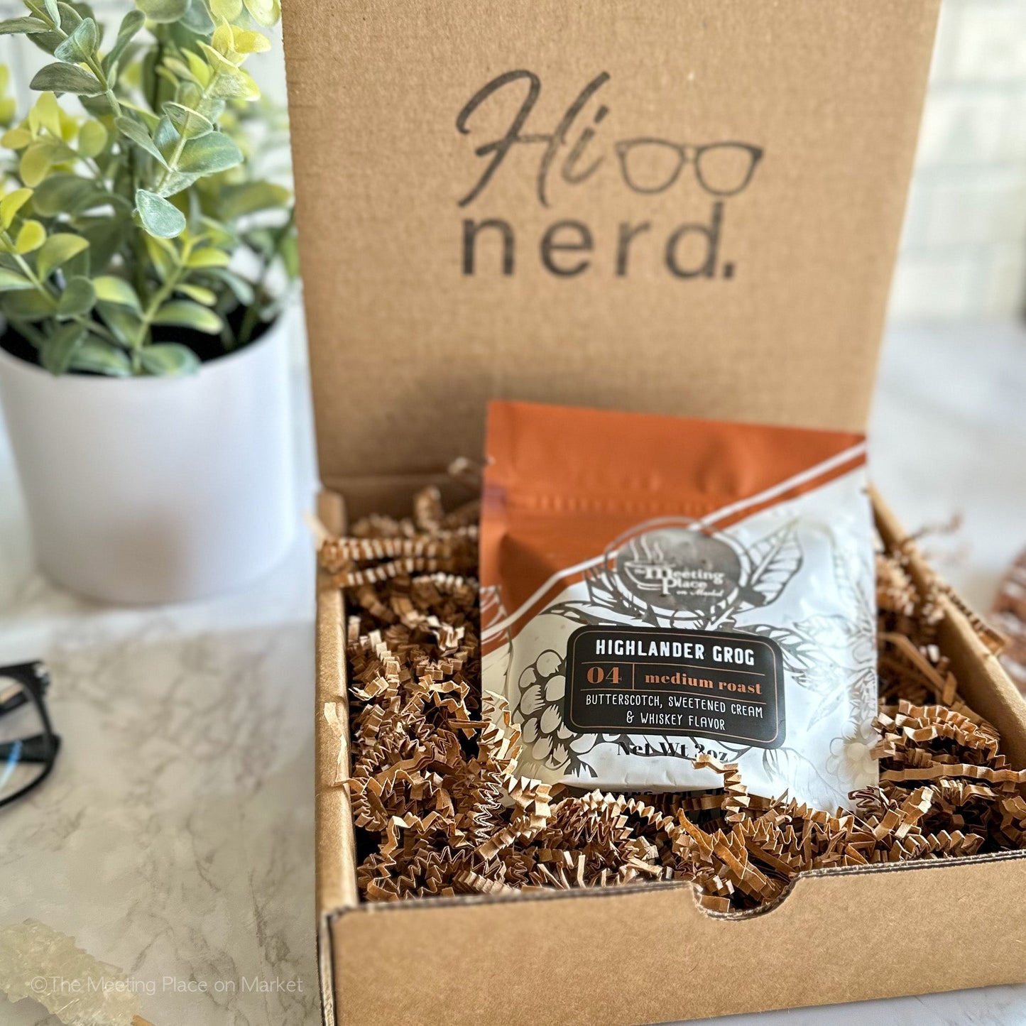 Hello Nerd Coffee Gift - Say It With Coffee CoffeeMail Gift Box - The Meeting Place on Market