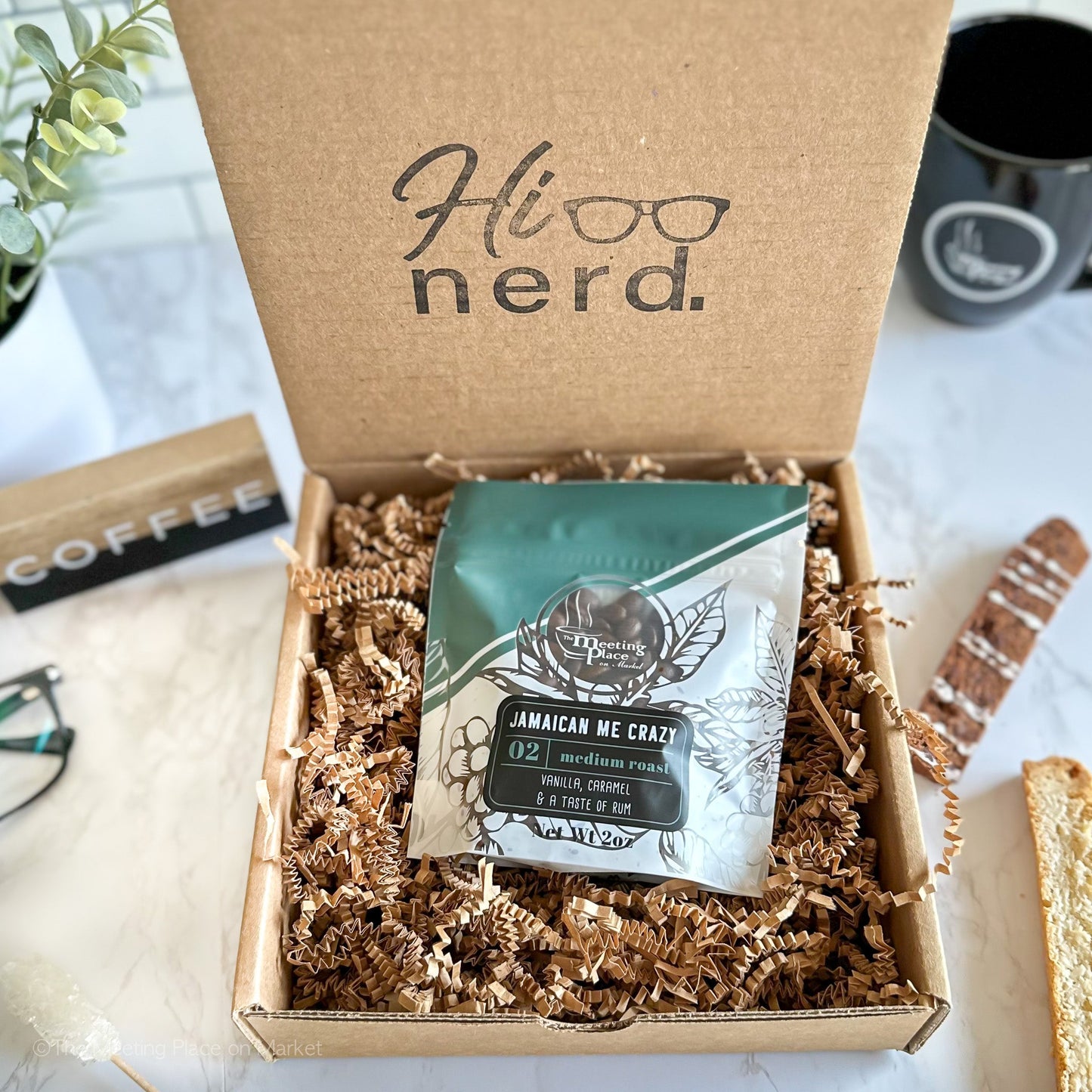 Hello Nerd Coffee Gift - Say It With Coffee CoffeeMail Gift Box - The Meeting Place on Market