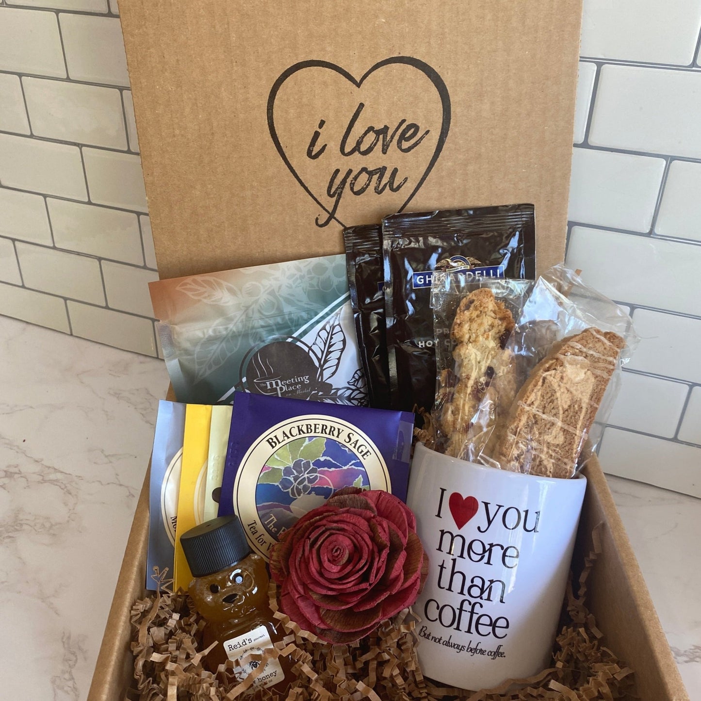 Love You More Than Coffee, But Not Always Before Coffee Gift Box Love and Family Gift Basket - The Meeting Place on Market