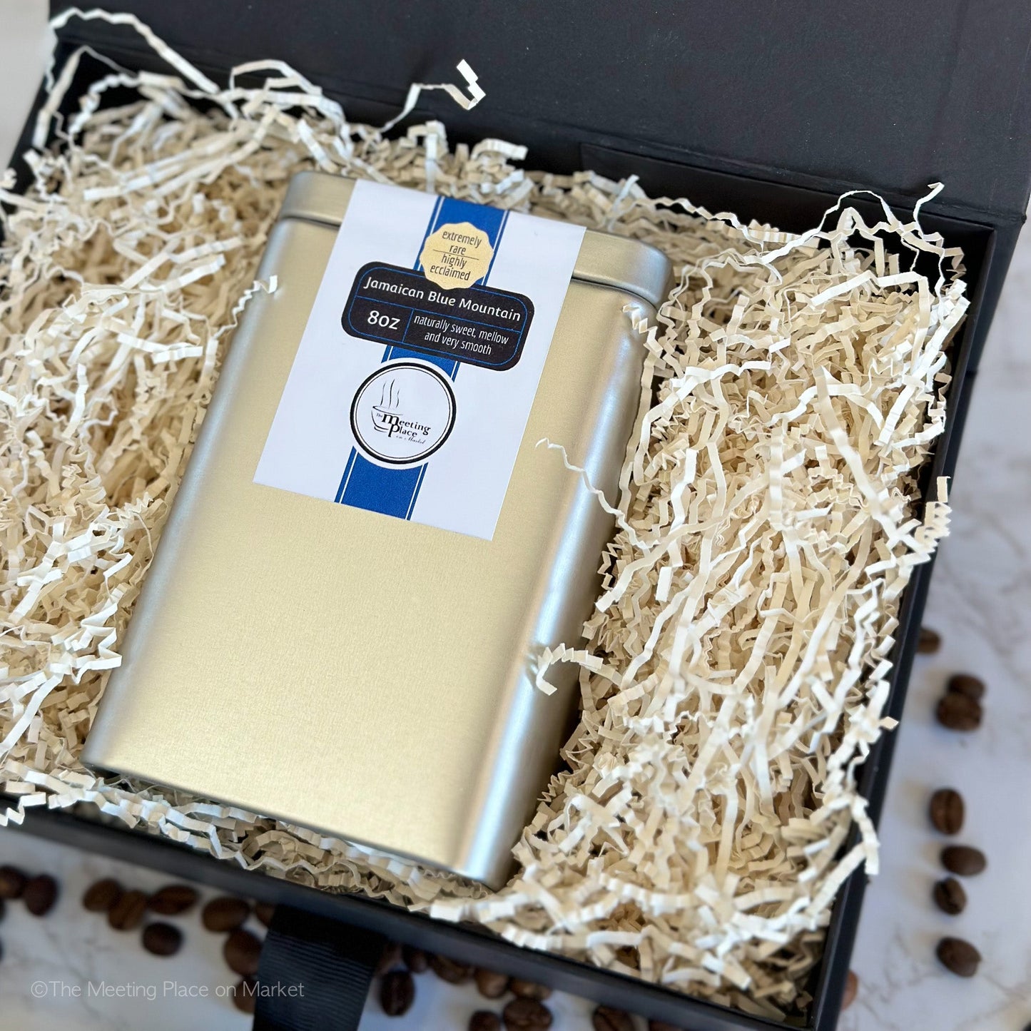 Luxury Coffee Gift Box with Rare Jamaican Blue Mountain Coffee, 100% Certified Blue Mountain Gourmet Coffee - The Meeting Place on Market