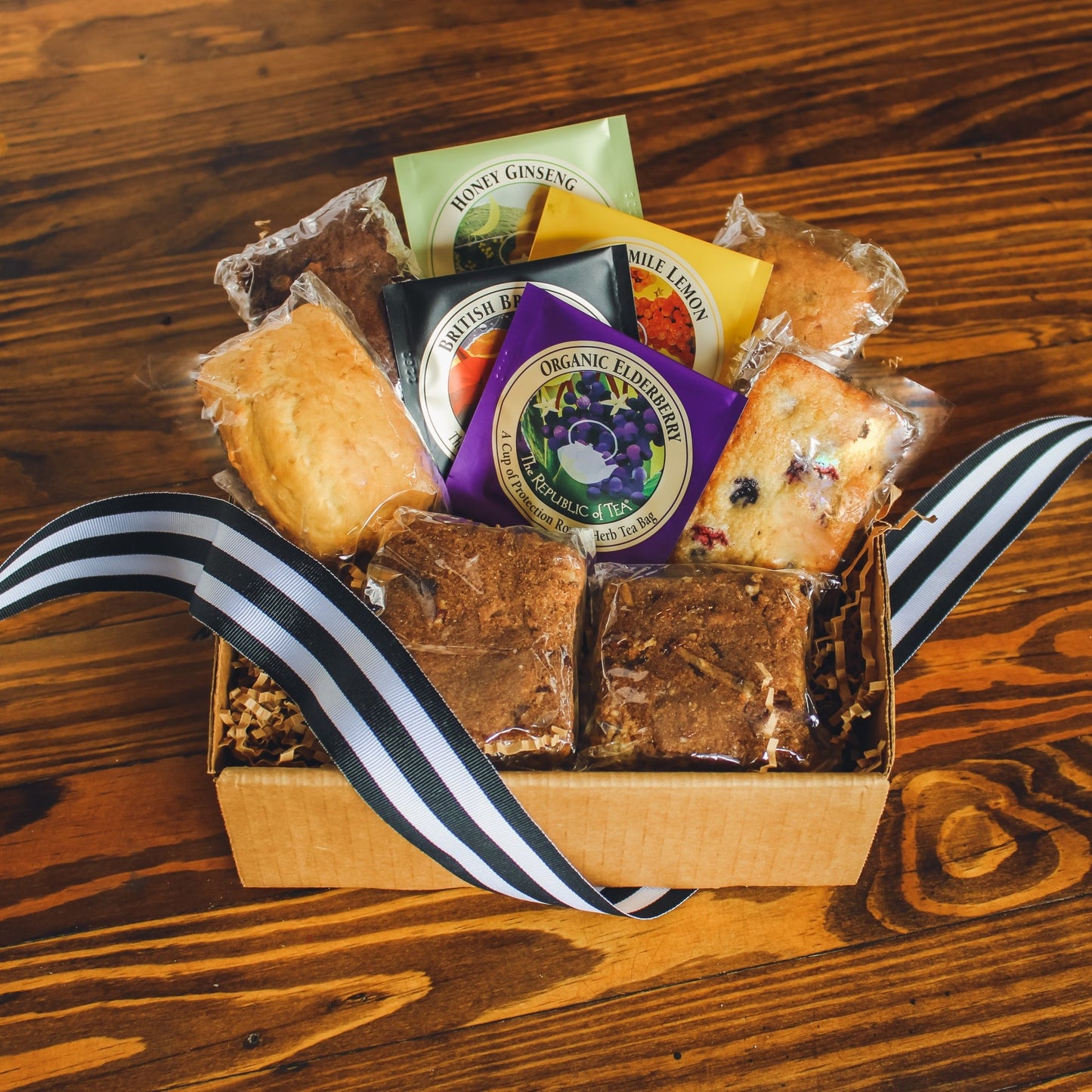 Mother's Day Tea & Baked Goods Gift Box Mother's Day Gift Basket - The Meeting Place on Market