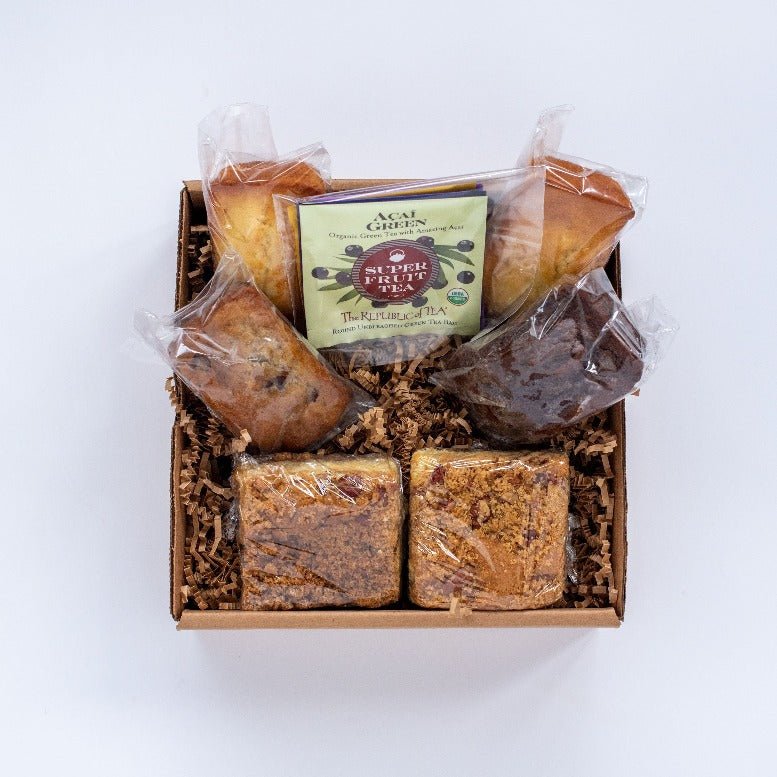 Mother's Day Tea & Baked Goods Gift Box Mother's Day Gift Basket - The Meeting Place on Market