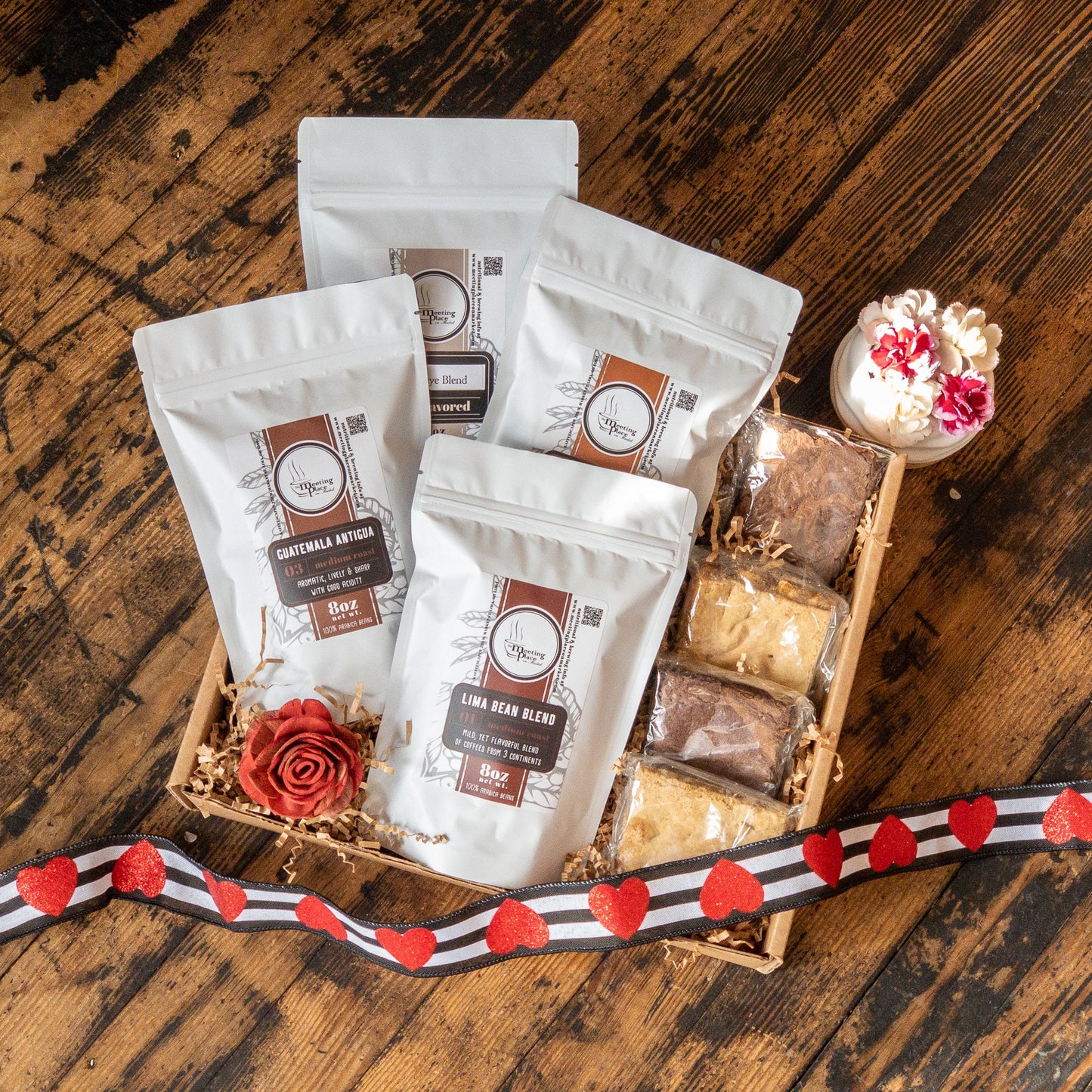 Premium Coffee Lovers Valentine's Gift Valentine's Day Gift Basket - The Meeting Place on Market