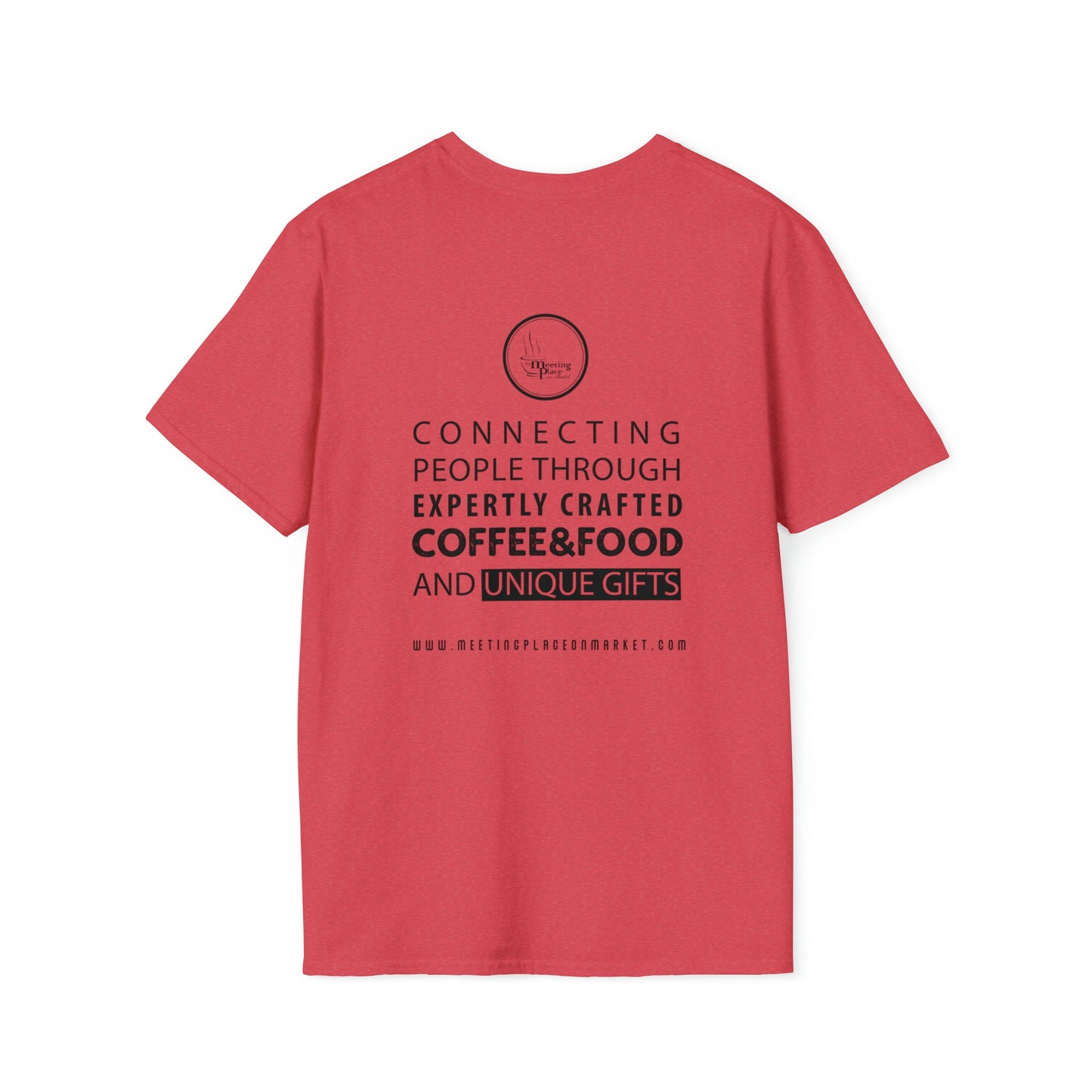 Support Local Caffeine Dealer - Unisex Softstyle T-Shirt T-Shirt - The Meeting Place on Market