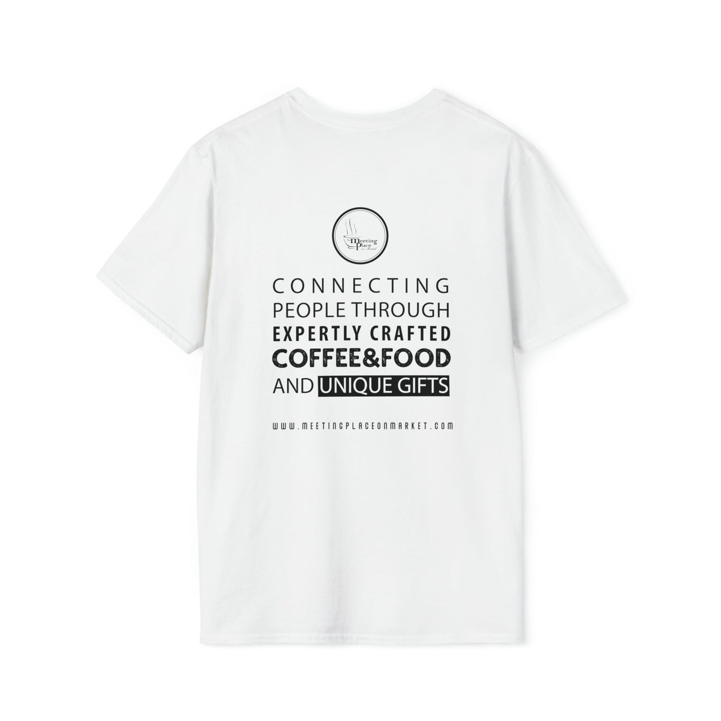 Support Local Caffeine Dealer - Unisex Softstyle T-Shirt T-Shirt - The Meeting Place on Market