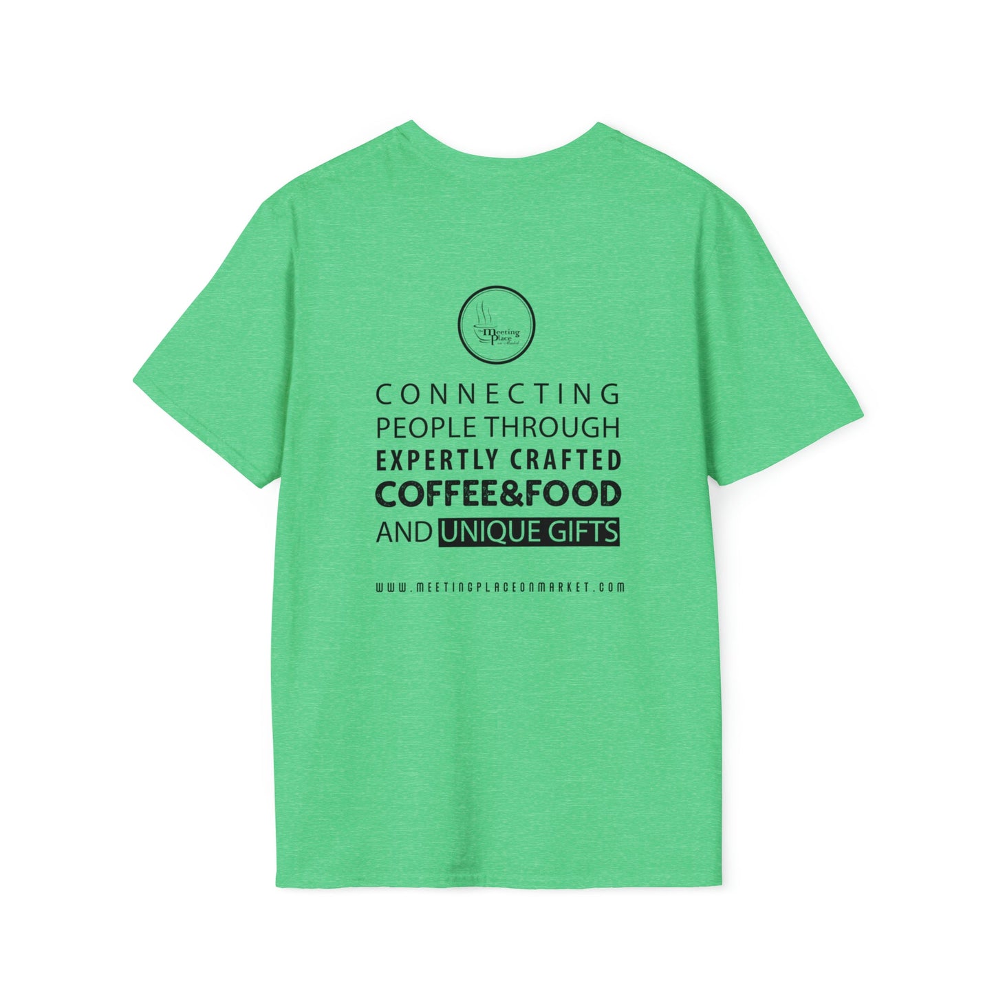 Support Local Caffeine Dealer - Unisex Softstyle T-Shirt T-Shirt - The Meeting Place on Market