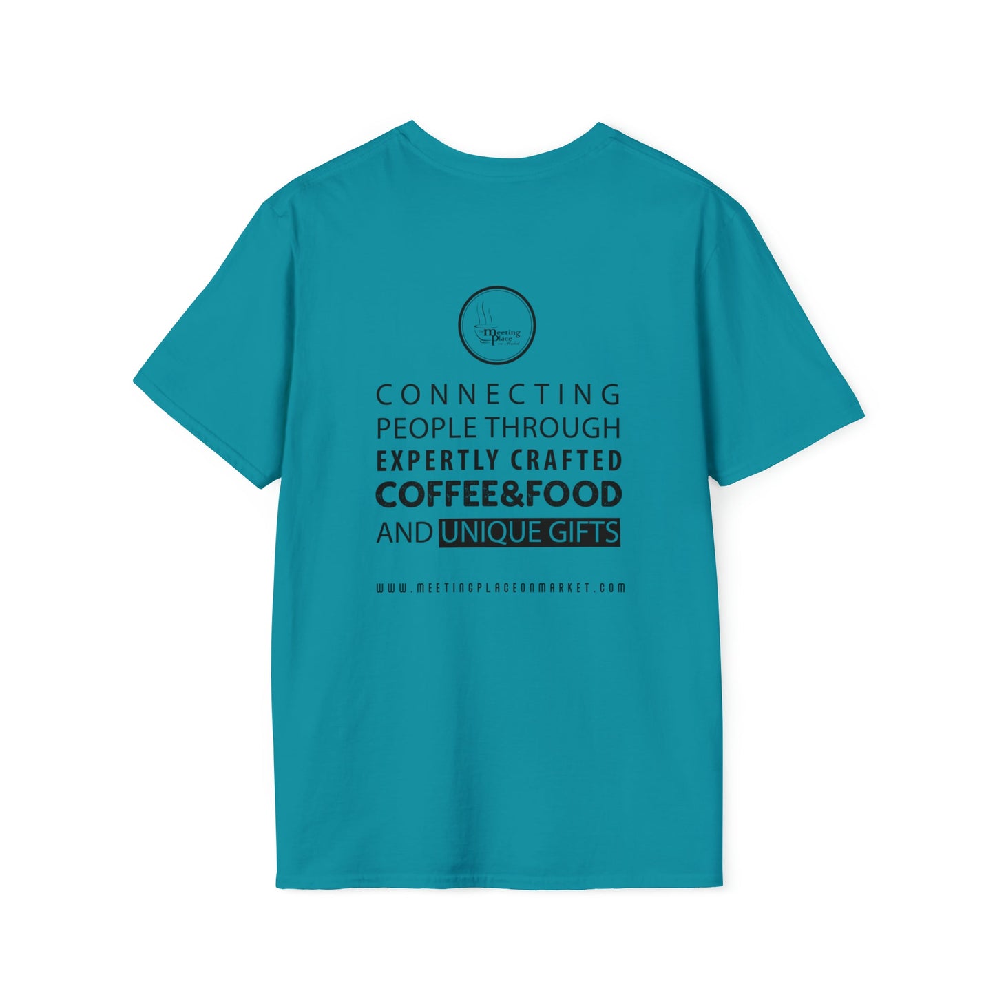 Support Local Caffeine Dealer - Unisex Softstyle T-Shirt T-Shirt - The Meeting Place on Market