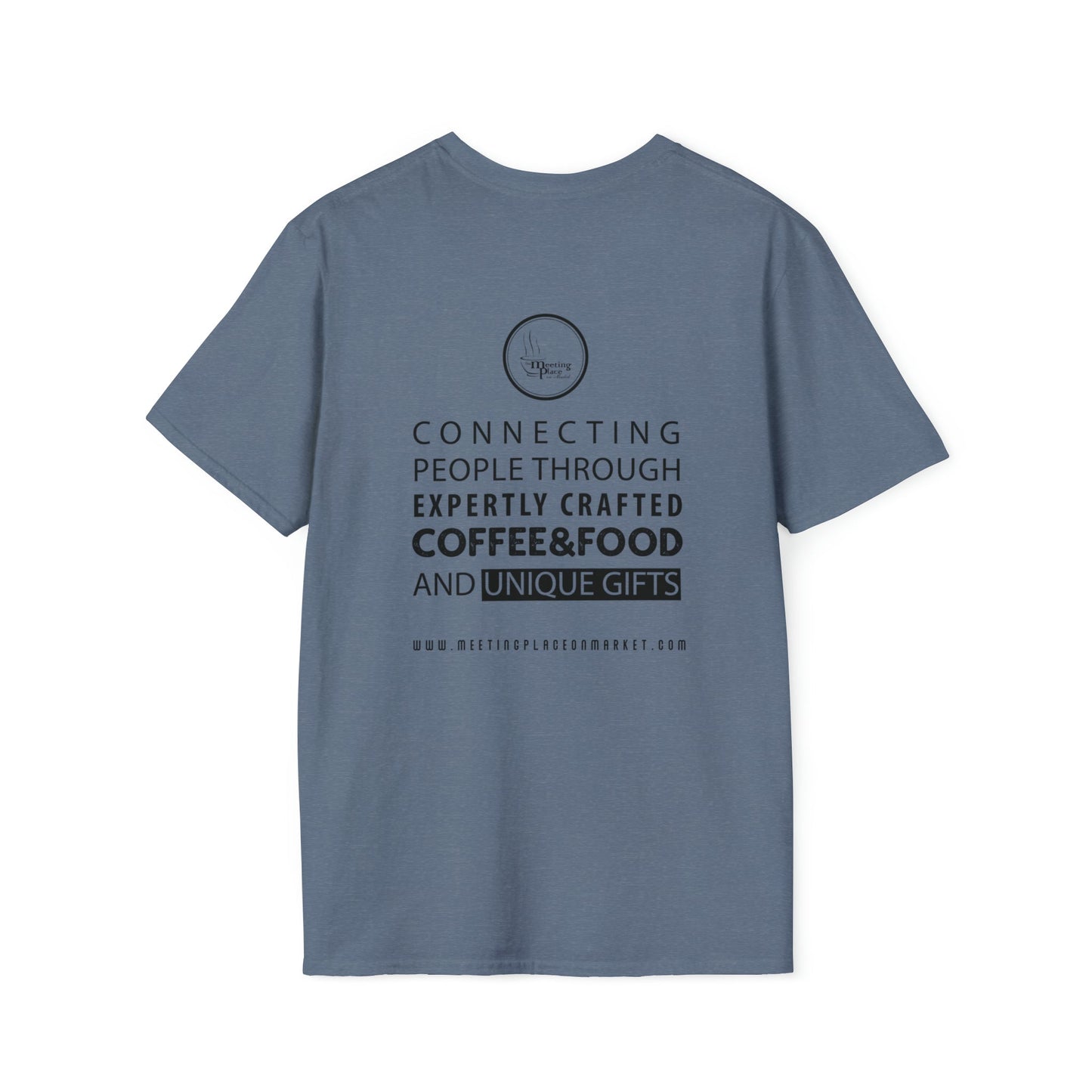 Support Local Caffeine Dealer - Unisex Softstyle T-Shirt T-Shirt - The Meeting Place on Market