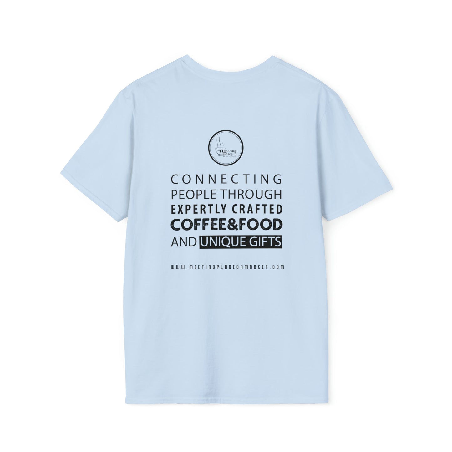 Support Local Caffeine Dealer - Unisex Softstyle T-Shirt T-Shirt - The Meeting Place on Market