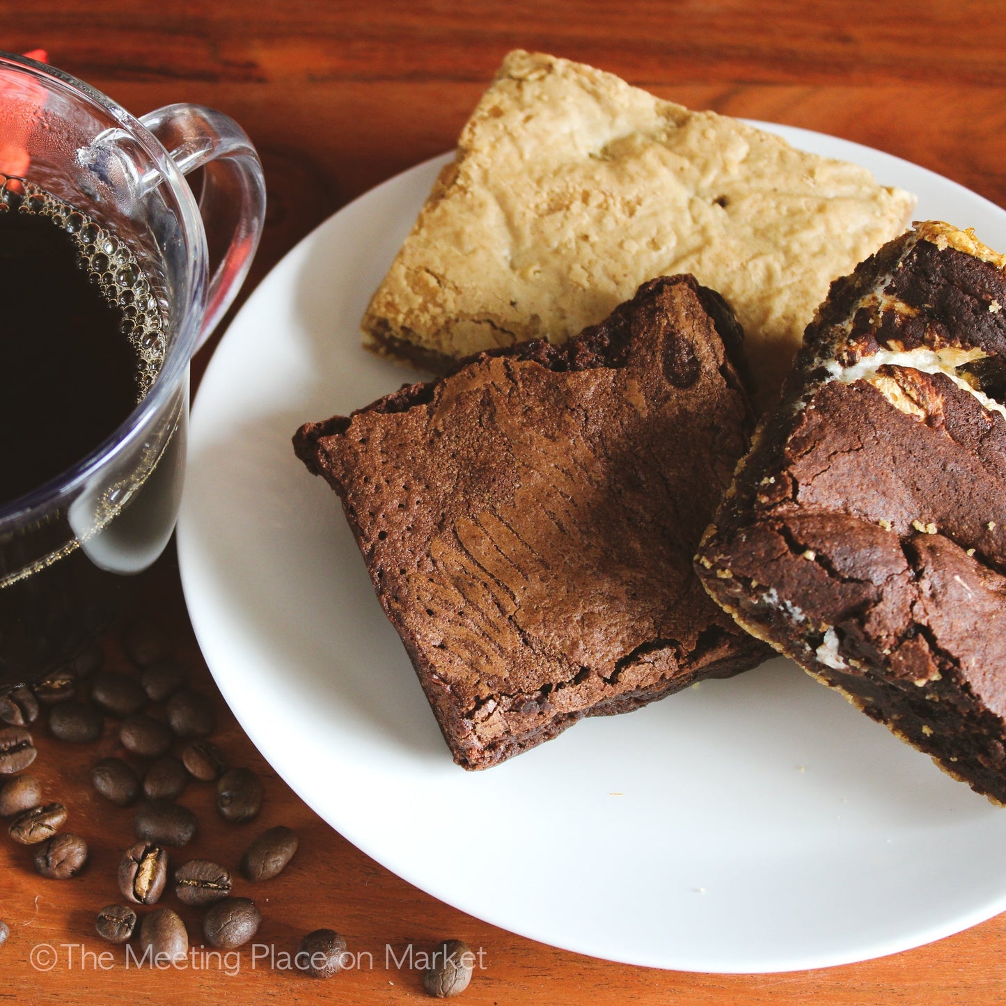 Thanksgiving Family & Friends Gift Basket with Coffee, Tea, Cocoa, Brownies, Granola Fall / Autumn Gifts - The Meeting Place on Market