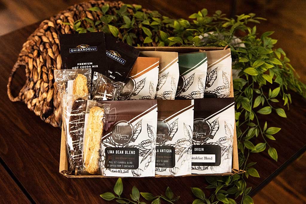 Wedding Basket - Deluxe Coffee Gift Basket Wedding Gift - The Meeting Place on Market