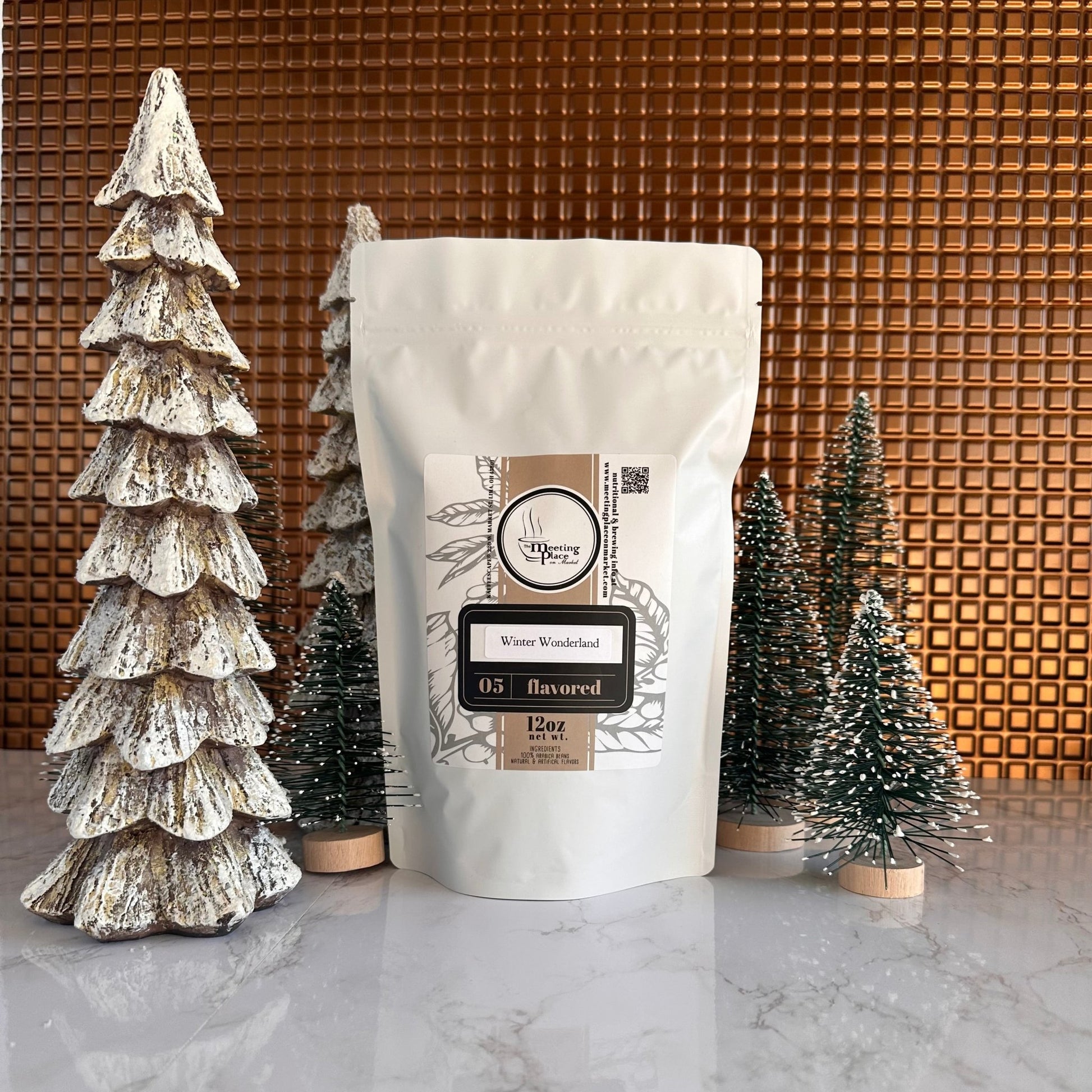 Winter Wonderland flavored Coffee Beans or Ground Coffee {Seasonal} Gourmet Coffee - The Meeting Place on Market
