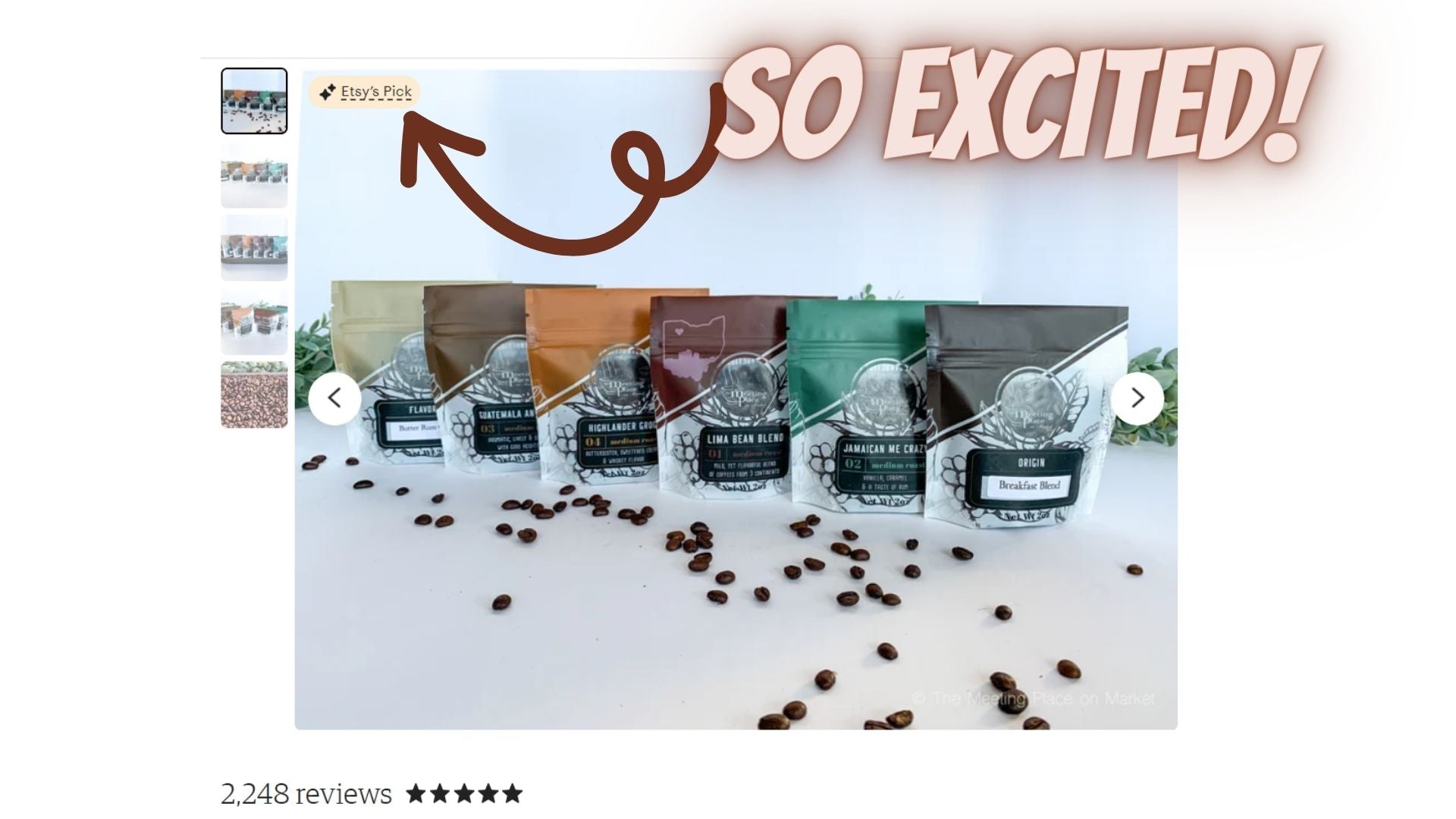 The Meeting Place Coffee Selected as Etsy Pick: Award-Winning Coffee Set and Gift Boxes - The Meeting Place on Market