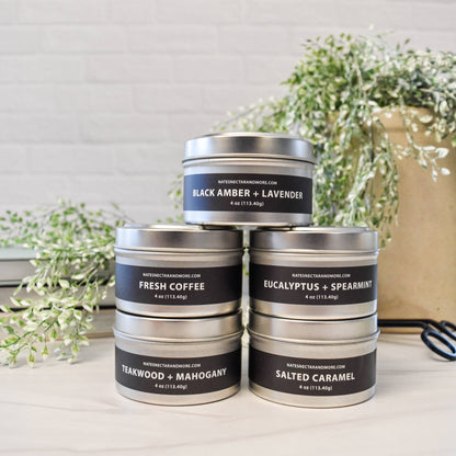Lemon Pound Cake Beeswax Candle: Tin