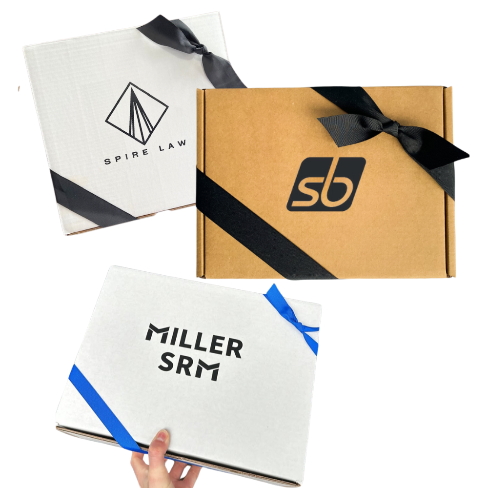 White Gift Box | LARGE | Branded With Your Logo