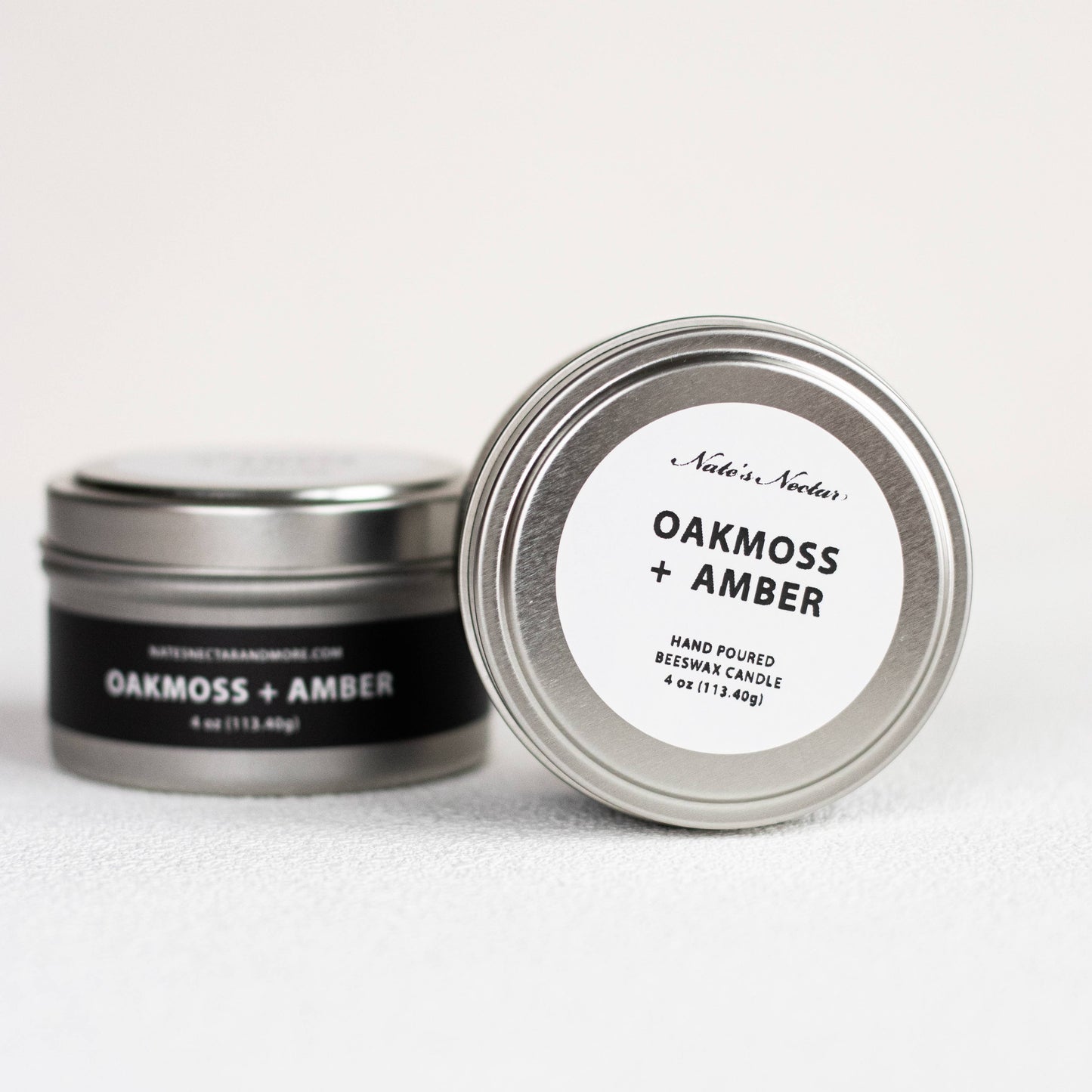 Oakmoss & Amber Beeswax Candle