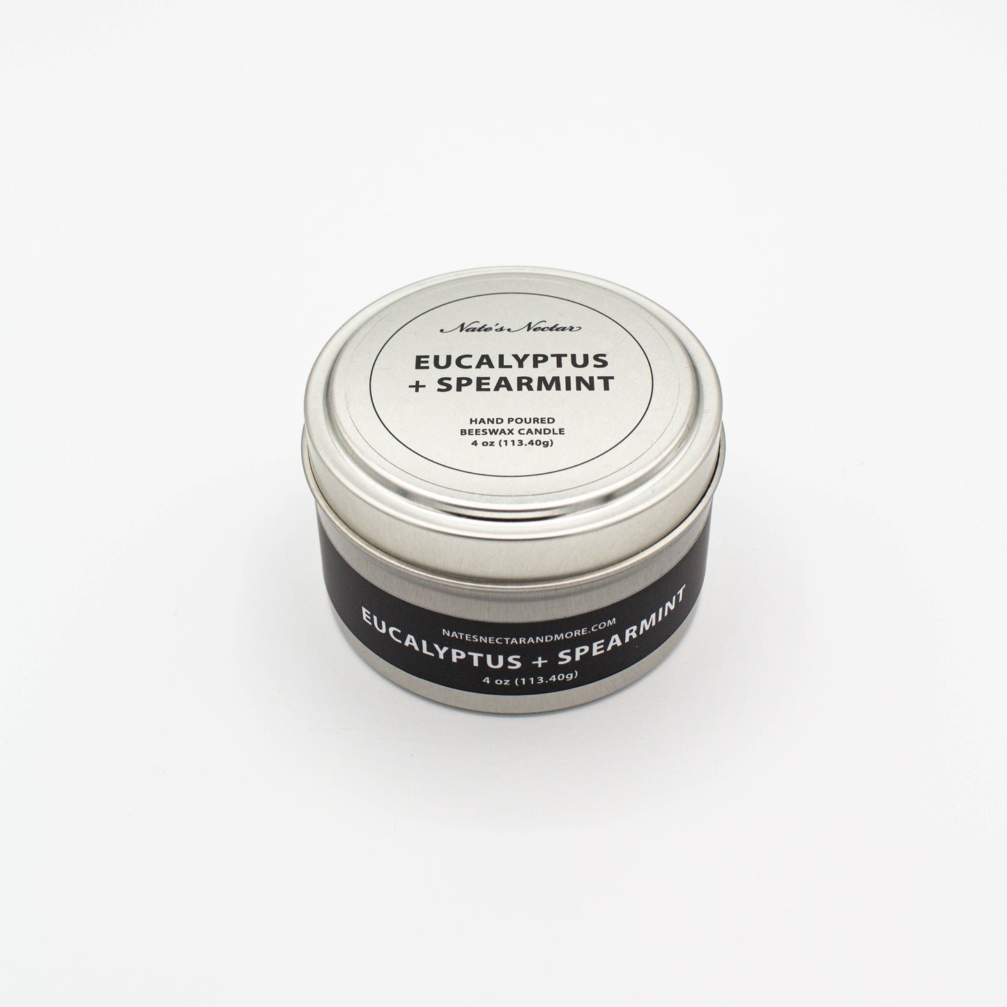 Eucalyptus & Spearmint Beeswax Candle Tin