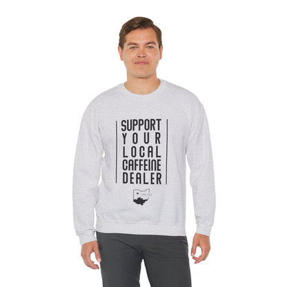 Local Caffeine Dealer Unisex Heavy Blend™ Crewneck Sweatshirt