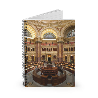 Library of Congress Reading Room Spiral Notebook