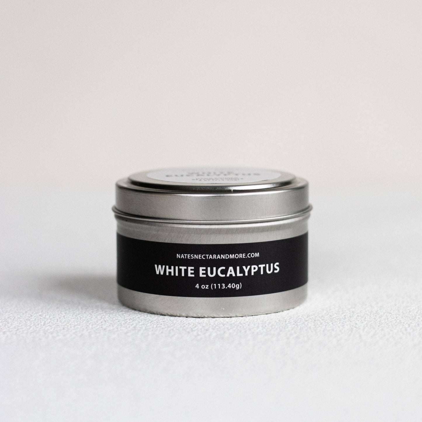 White Eucalyptus Beeswax Candle