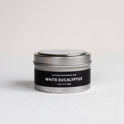 White Eucalyptus Beeswax Candle
