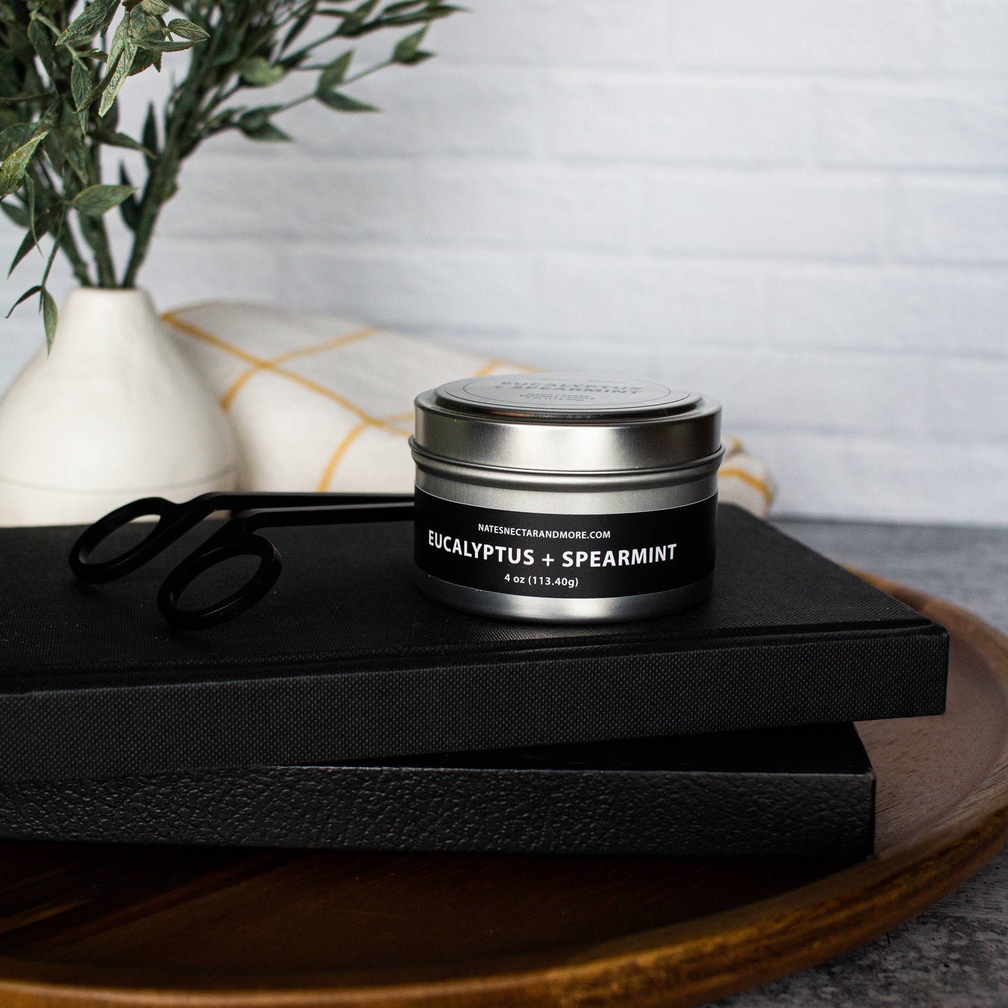 Eucalyptus & Spearmint Beeswax Candle Tin