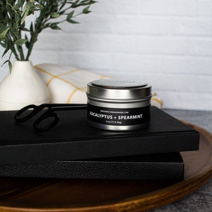 Eucalyptus & Spearmint Beeswax Candle Tin